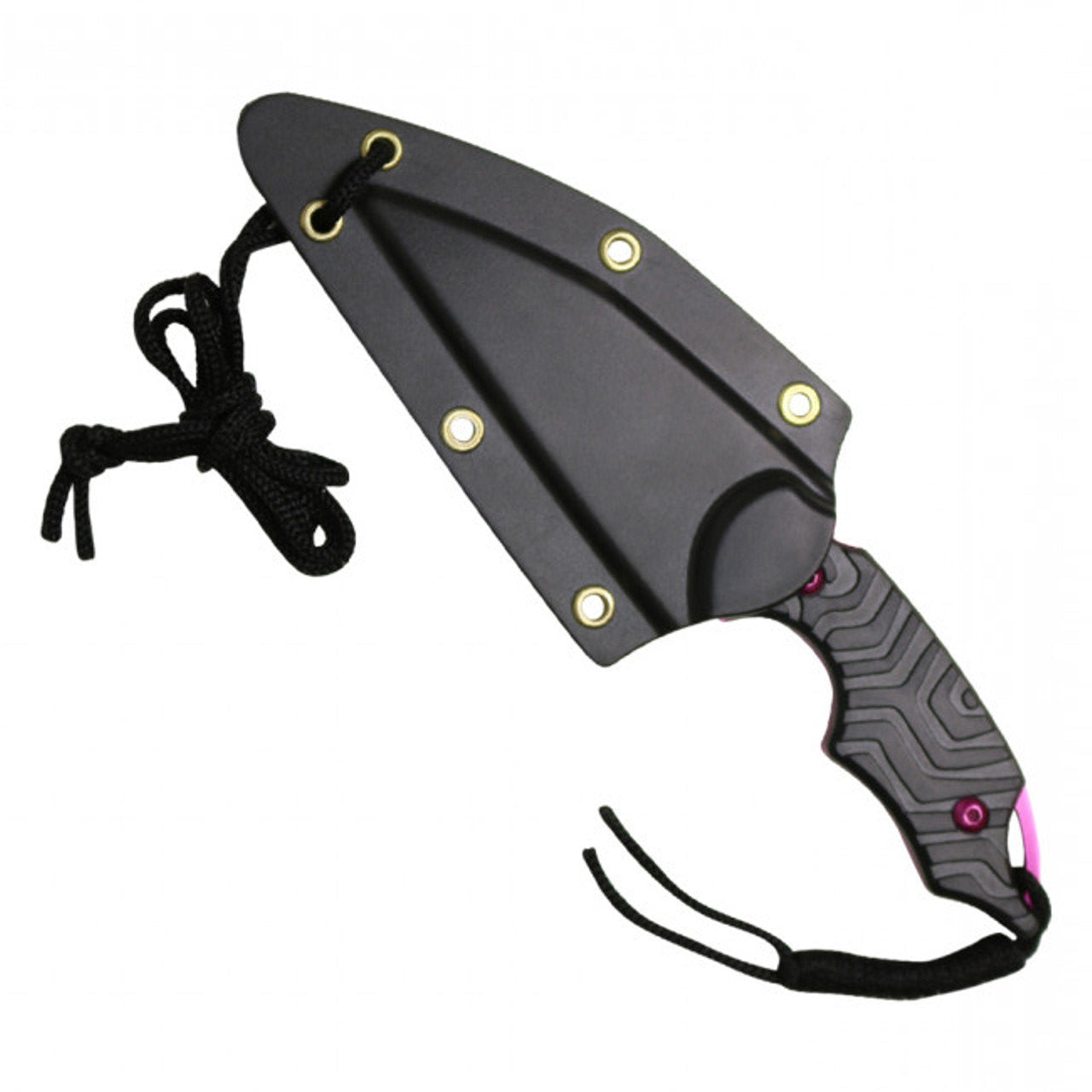 6" Pink Neck Knife with Kydex Sheath