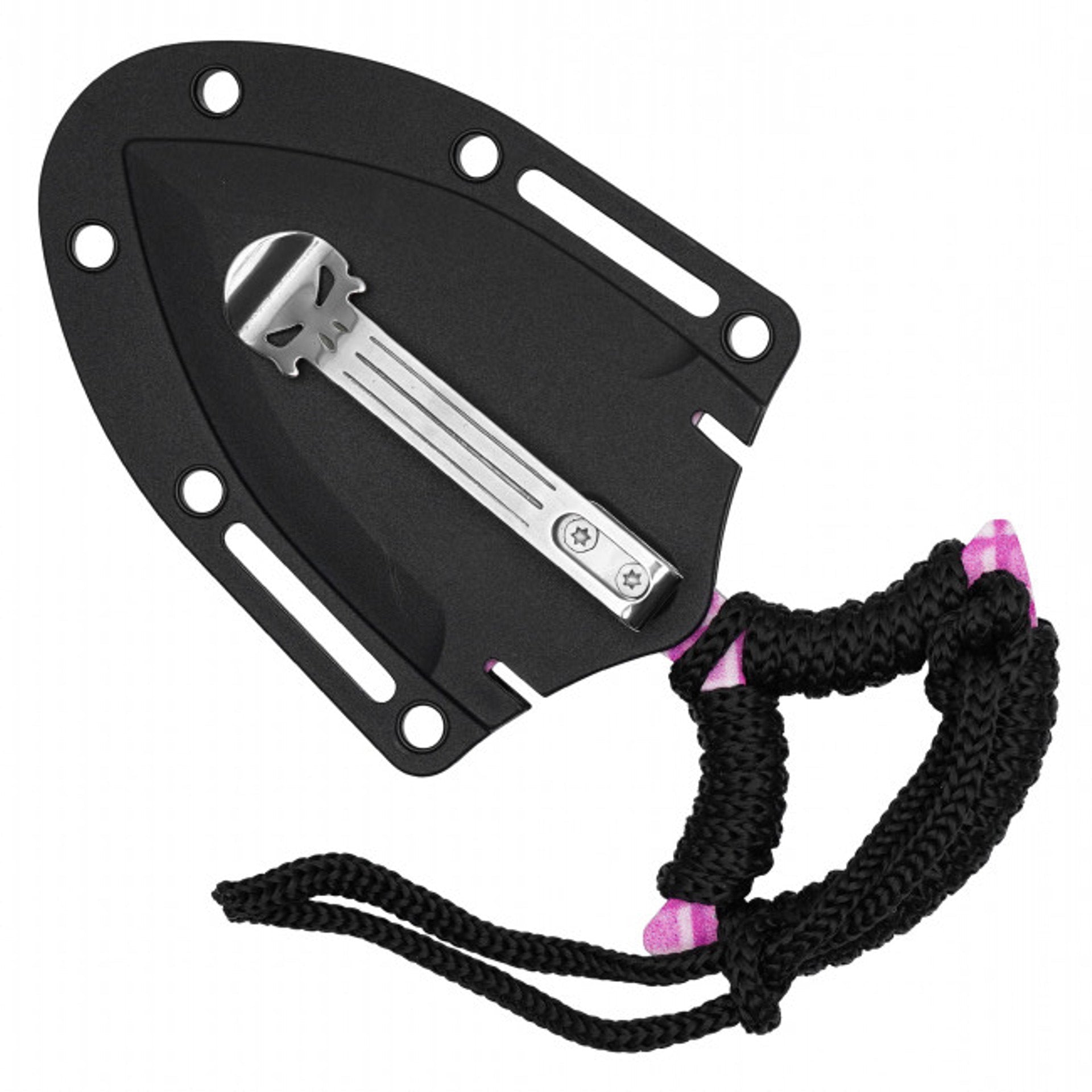 4.75" Ice Cream Graphic Skull Blade Push Dagger w/ Hard Sheath - Sweet Treats