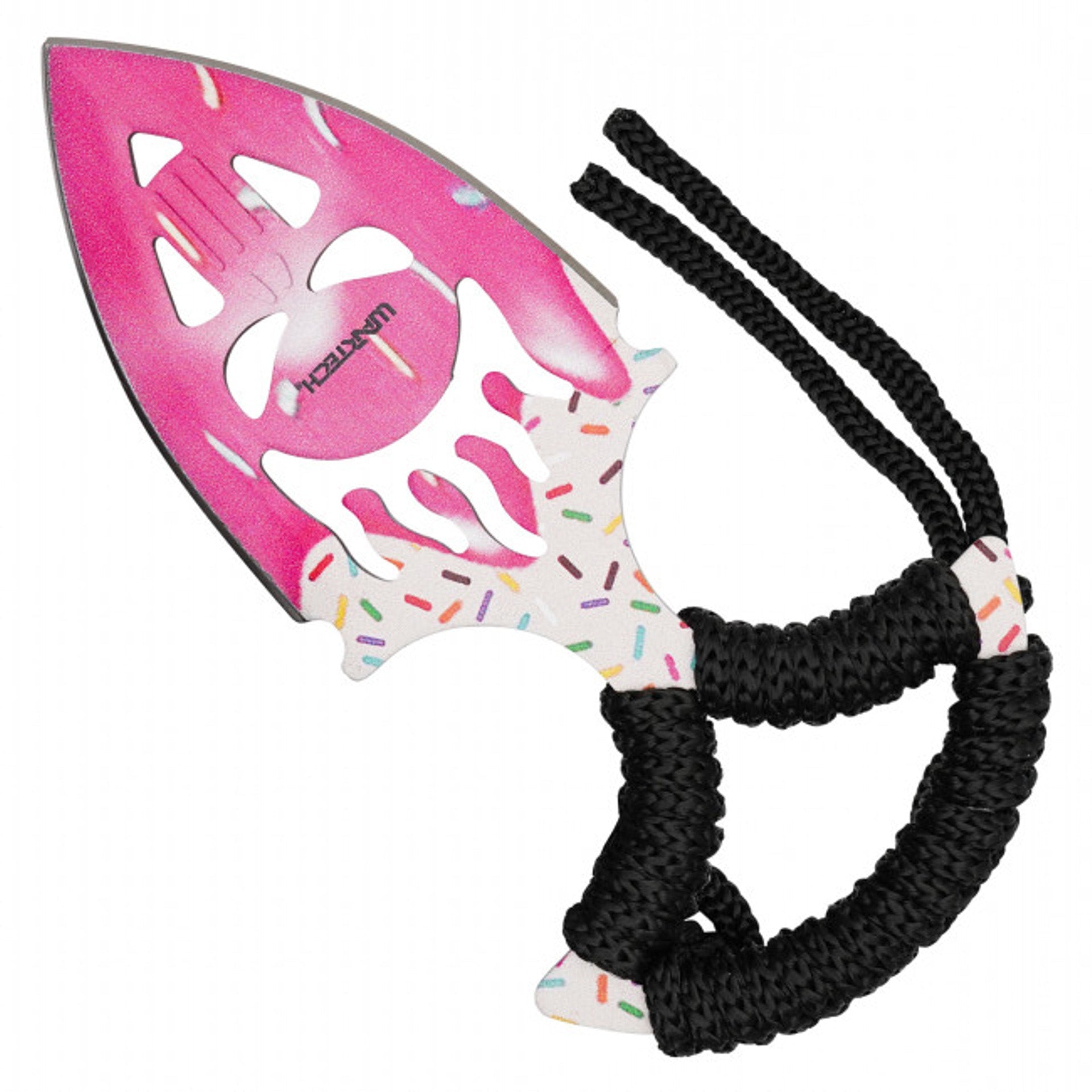 4.75" Cupcake Graphic Skull Blade Push Dagger w/ Hard Sheath - Sweet Treats