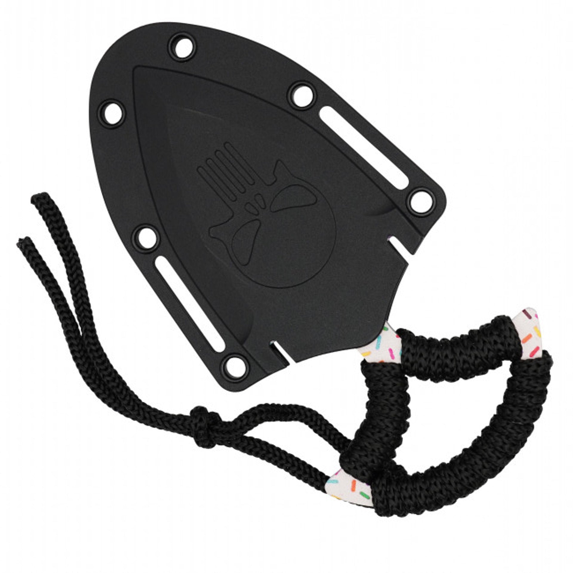 4.75" Cupcake Graphic Skull Blade Push Dagger w/ Hard Sheath - Sweet Treats