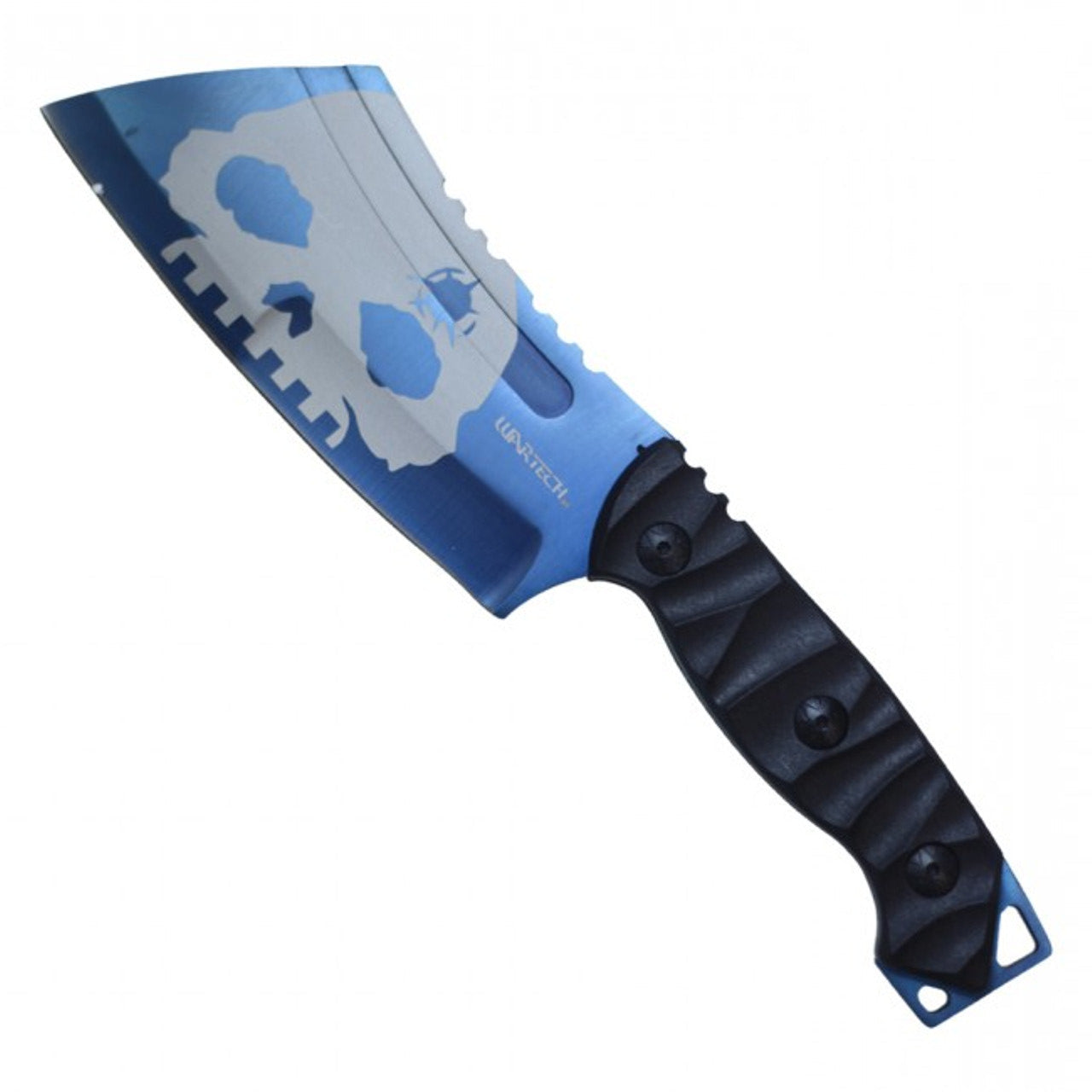 9.5" Fixed Blade Cleaver Knife with Sheath – Blue