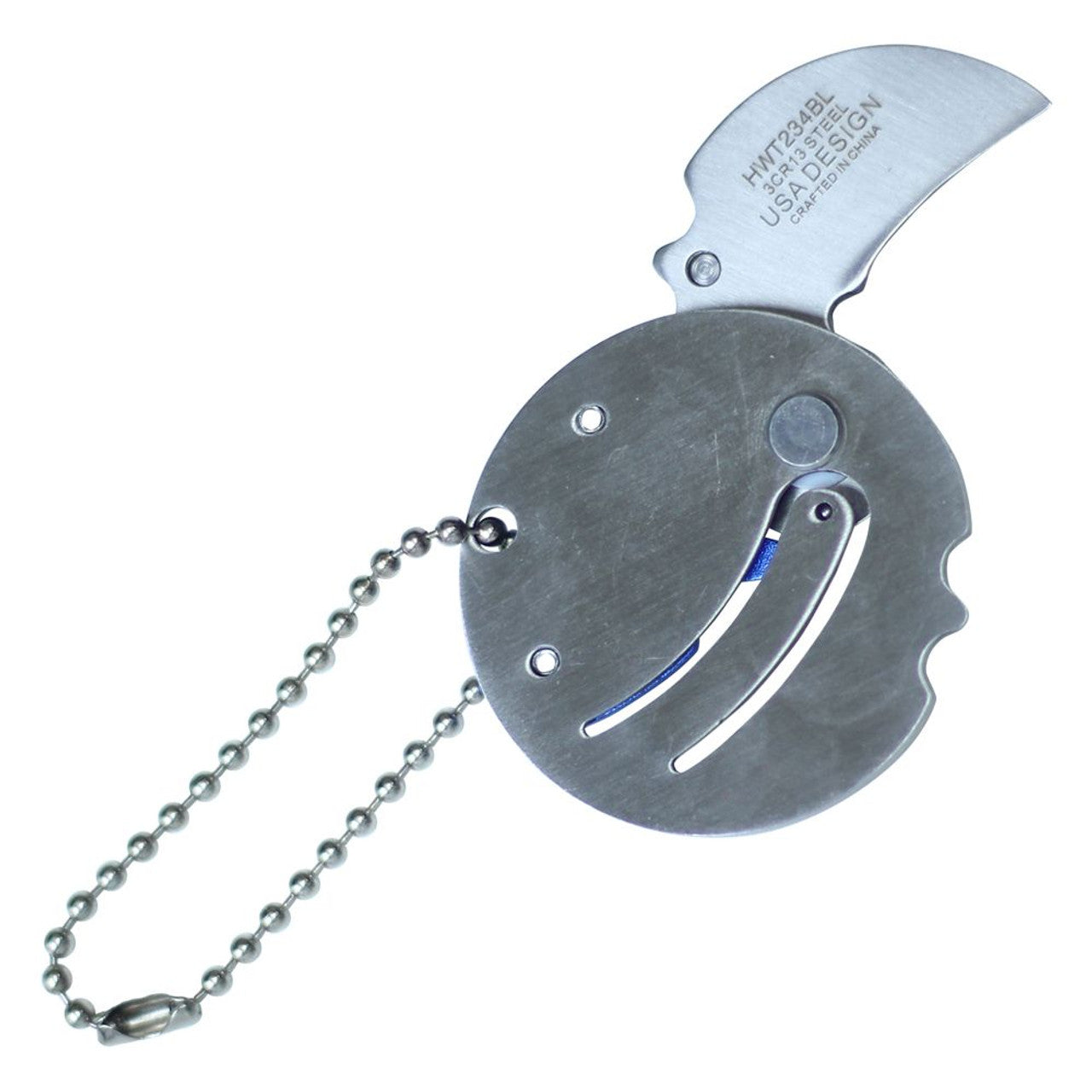 2.5" Coin Knife – HWT234BL (Blue)