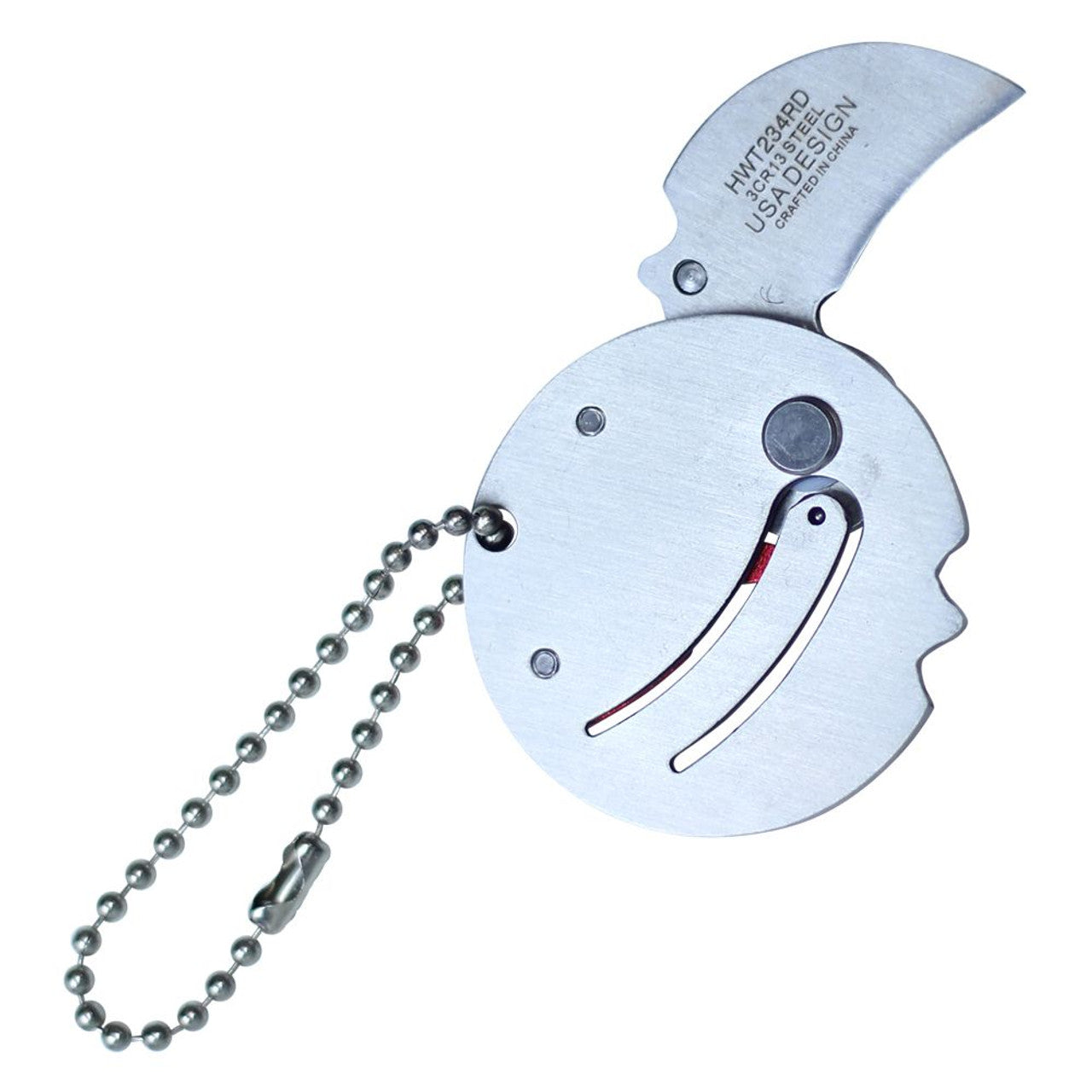 2.5" Coin Knife – HWT234RD (Red)