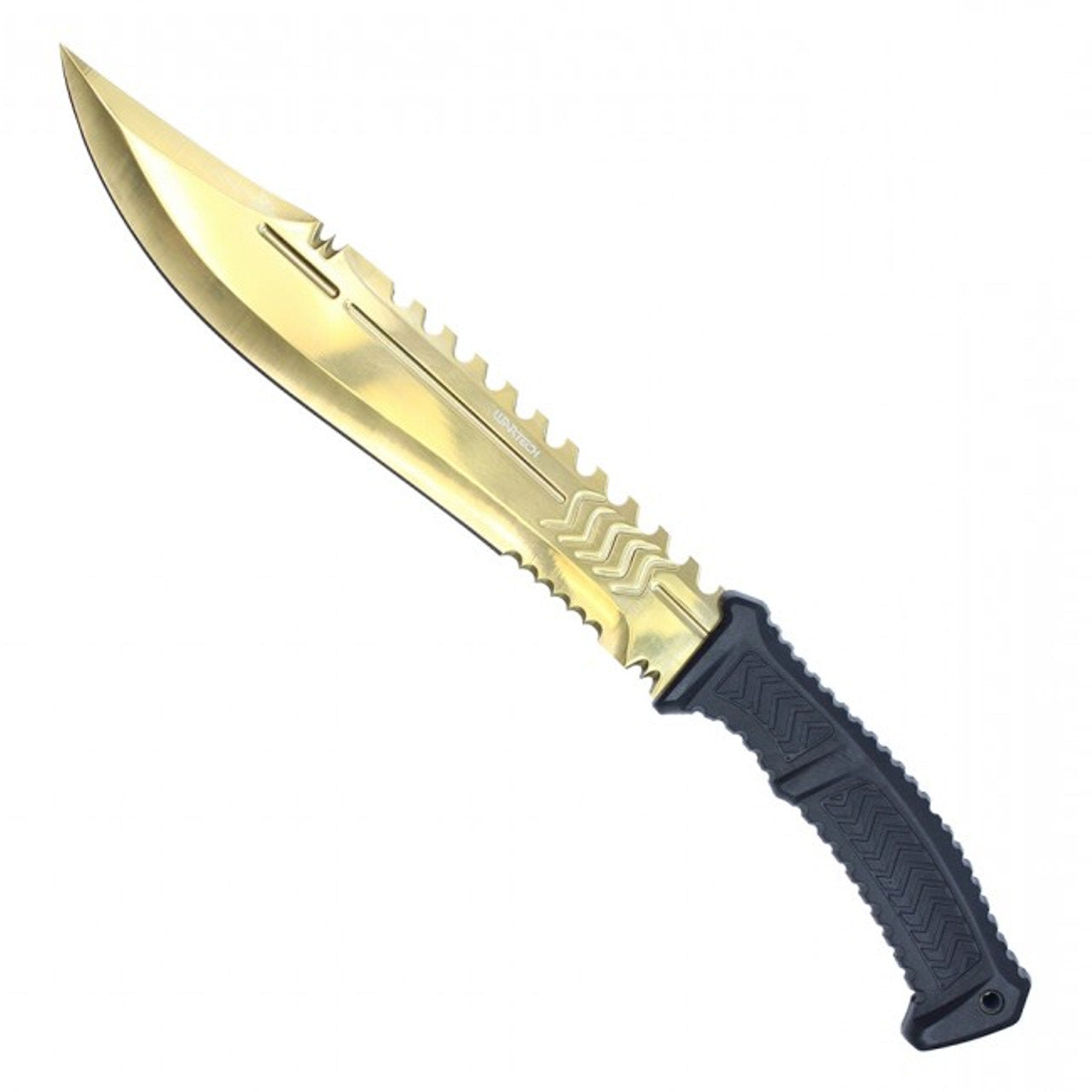 17” Two-Tone Fixed Blade Hunting Knife – Gold