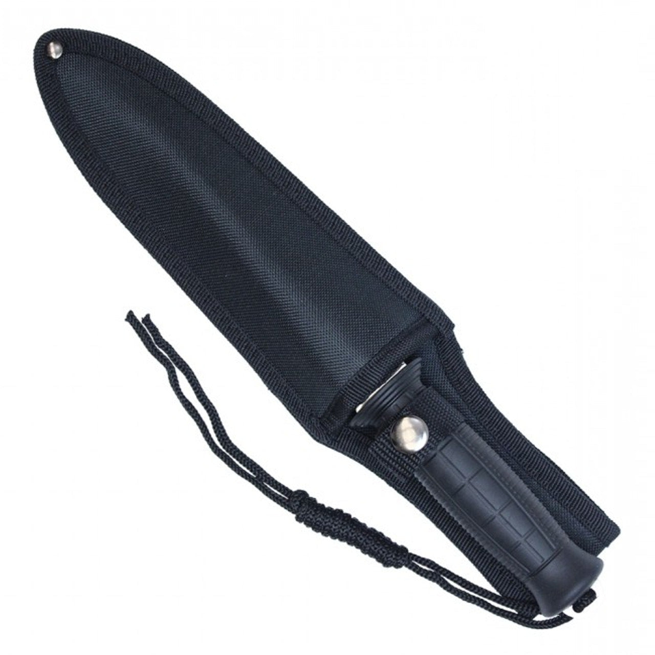 11 3/4” Two-Tone Fixed Blade Hunting Knife - Black
