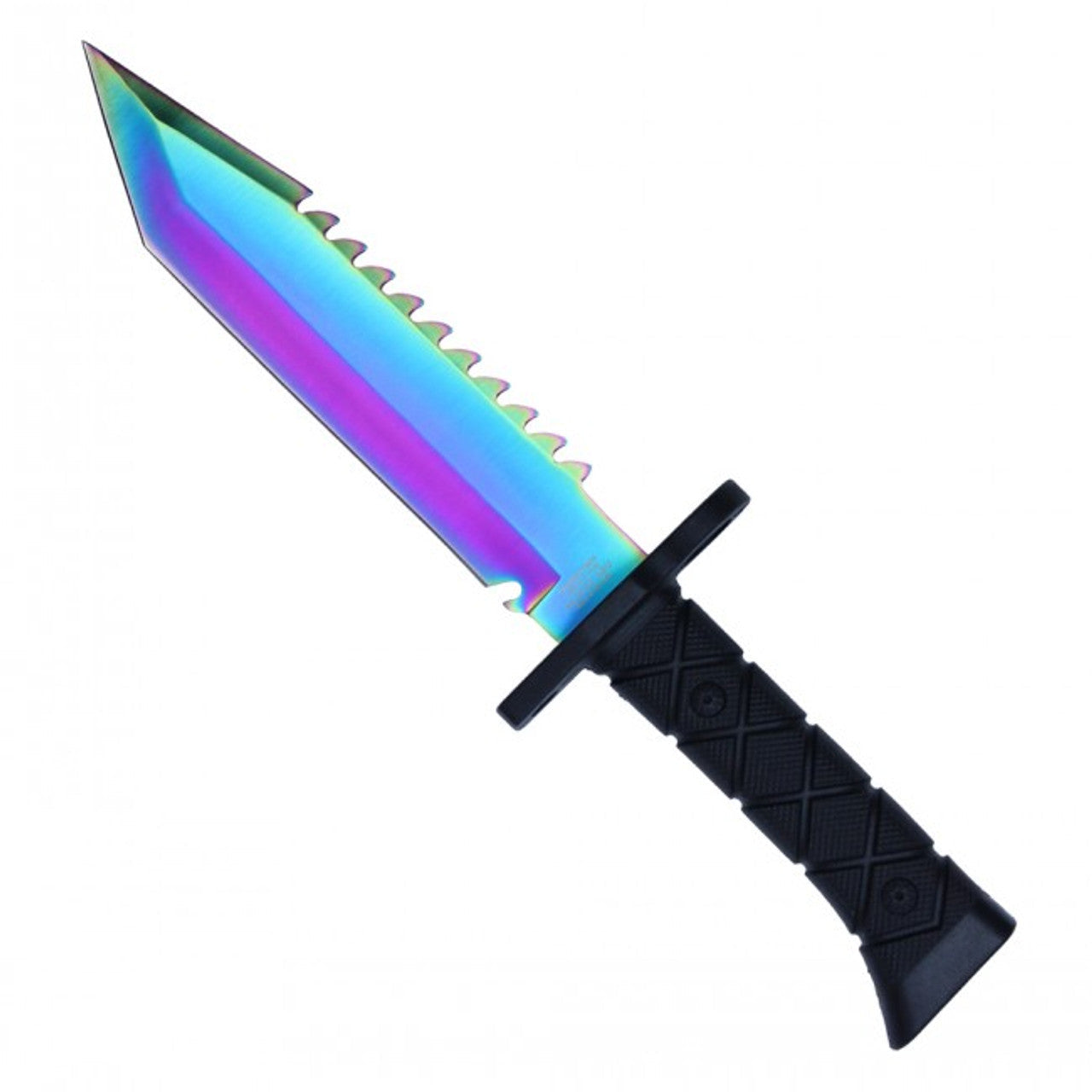 14” Fixed Blade Hunting Knife - Rainbow