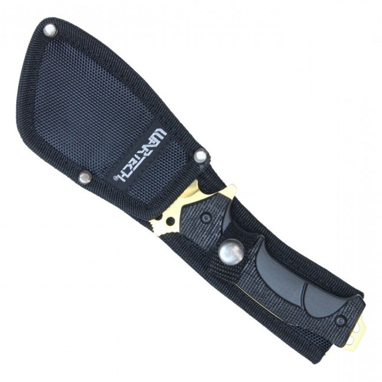 9 1/2” Fixed Blade Hunting Knife - Gold