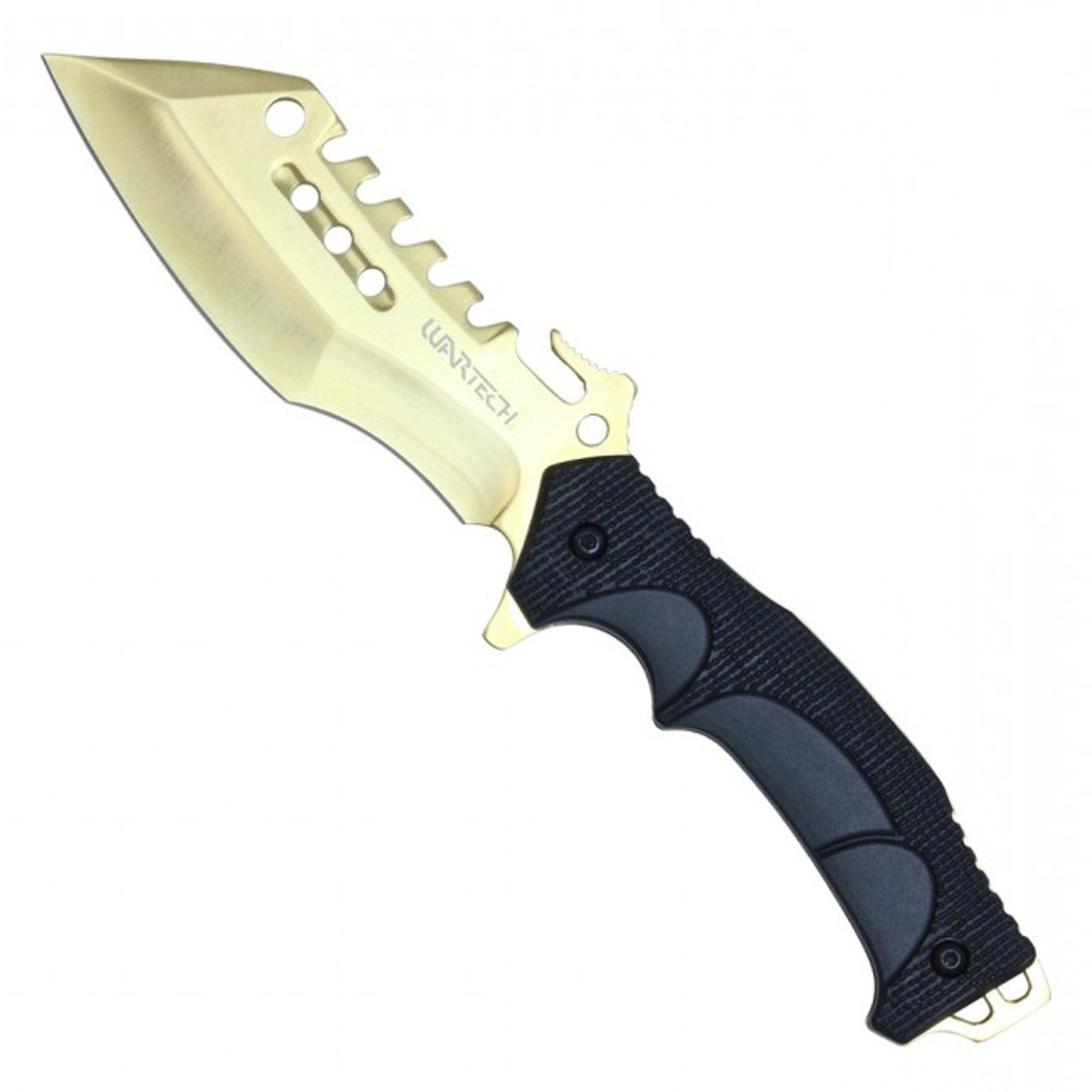 9 1/2” Fixed Blade Hunting Knife - Gold