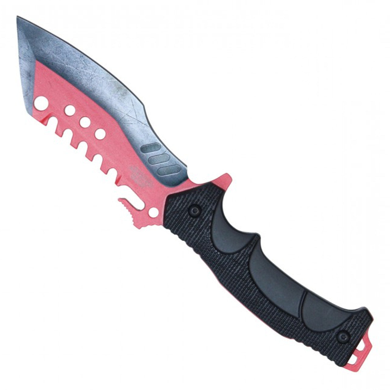 9 1/2” Fixed Blade Hunting Knife - Red