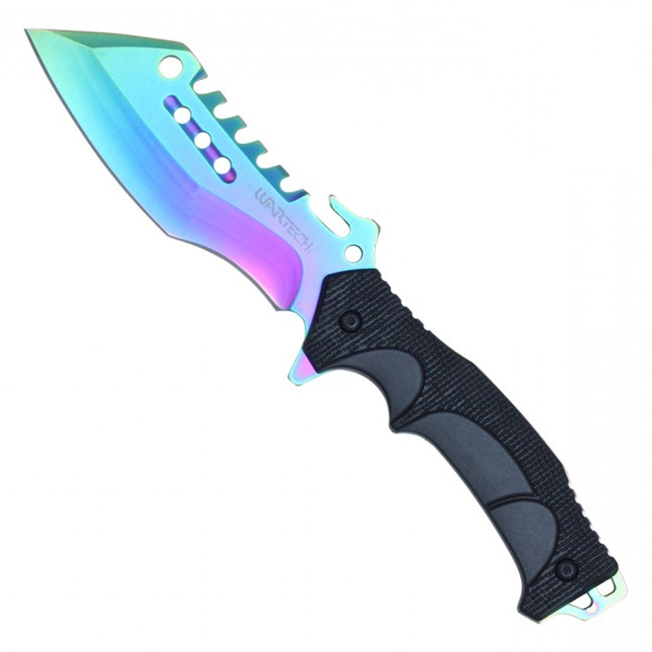 9 1/2” Fixed Blade Hunting Knife - Rainbow