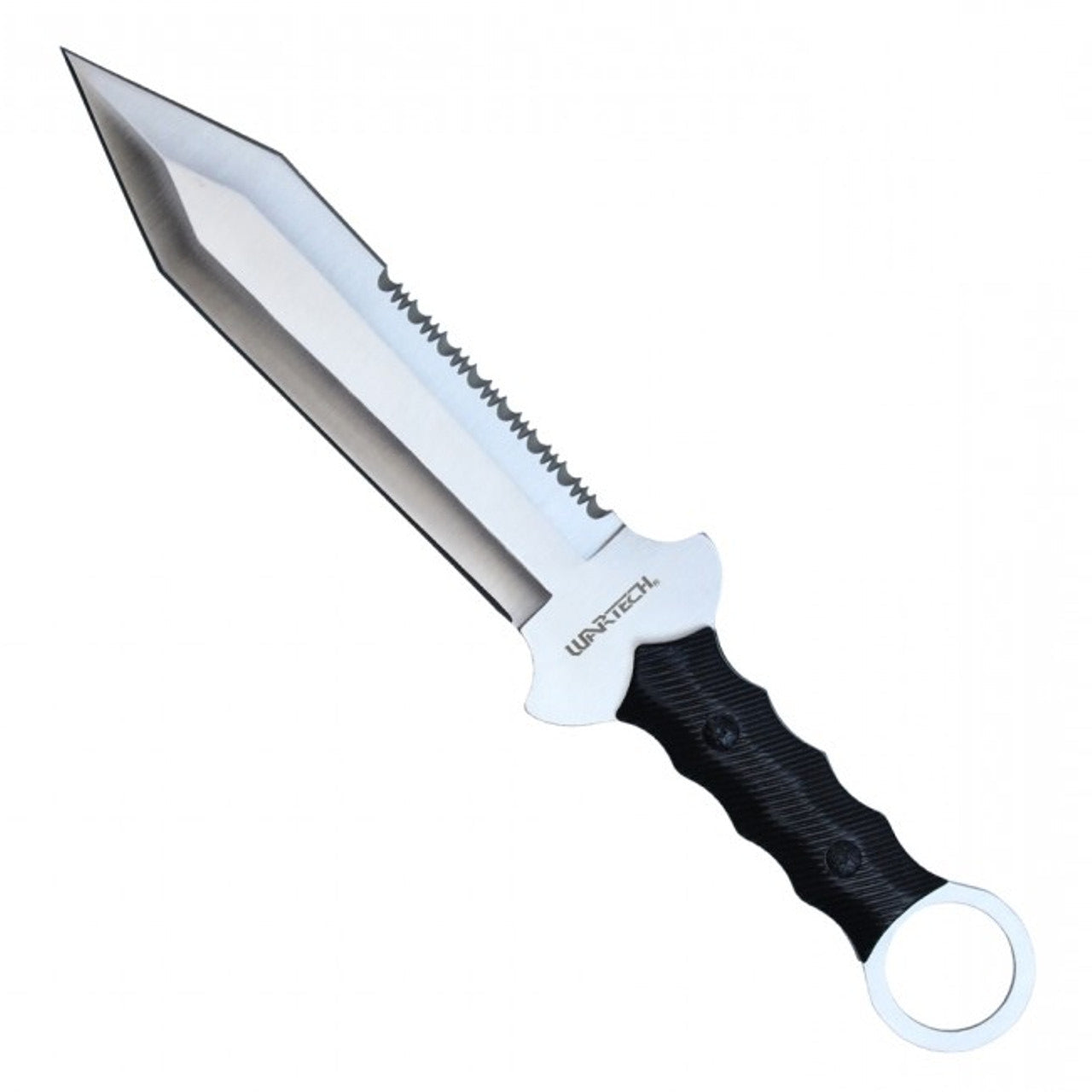 12” Spartan Fixed Blade Knife – Silver
