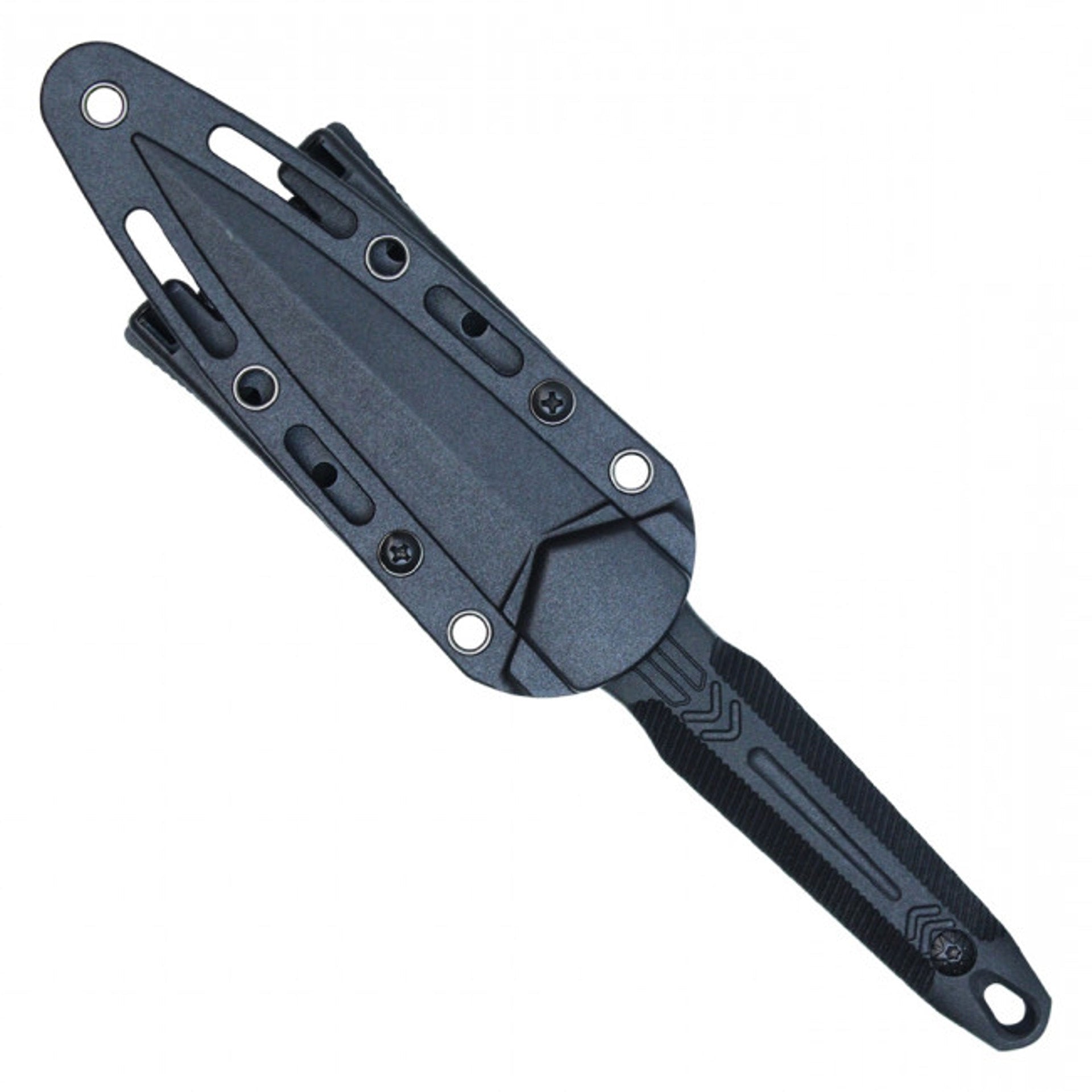 8.25" Chrome Fixed Blade Knife