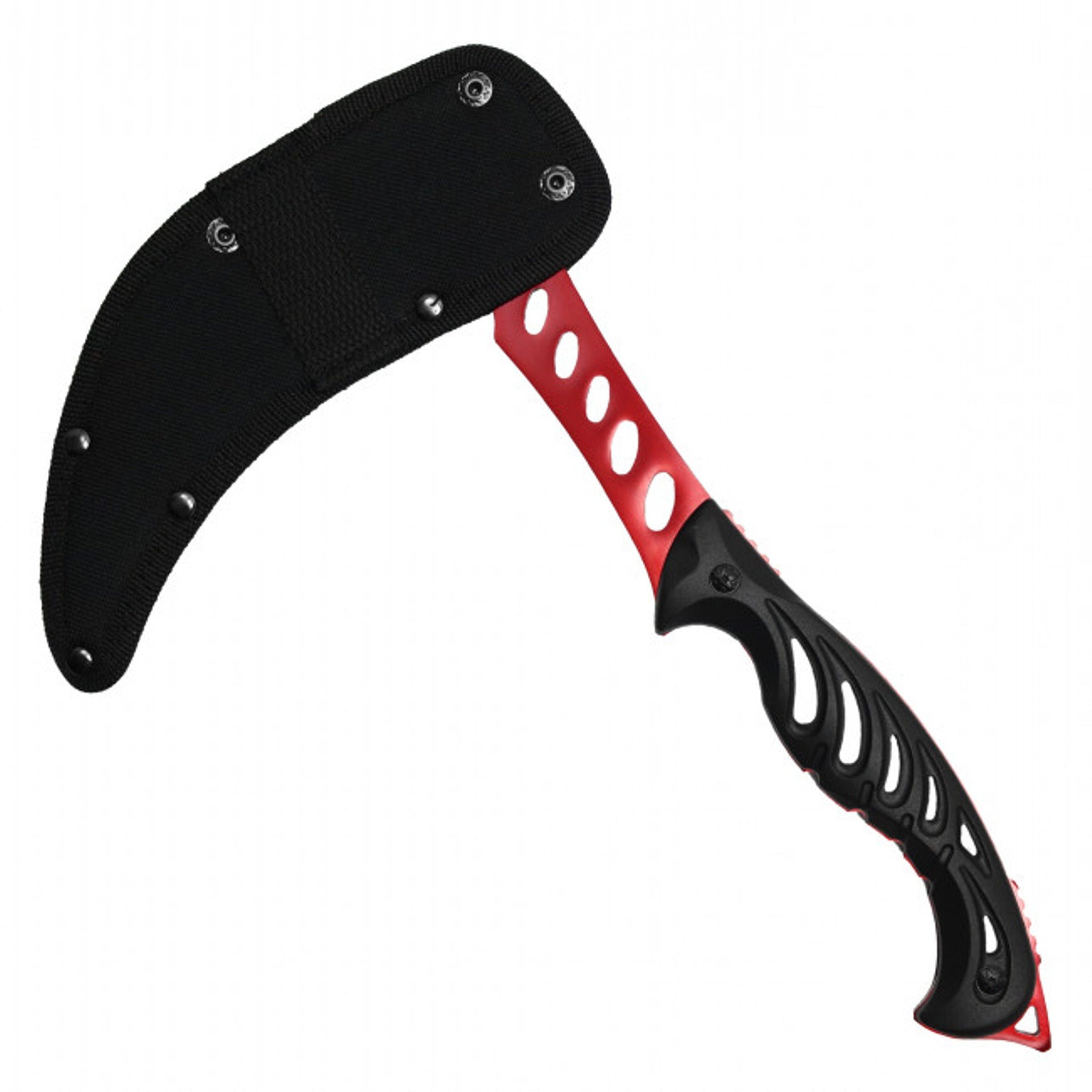 11" Red Fixed Blade Axe