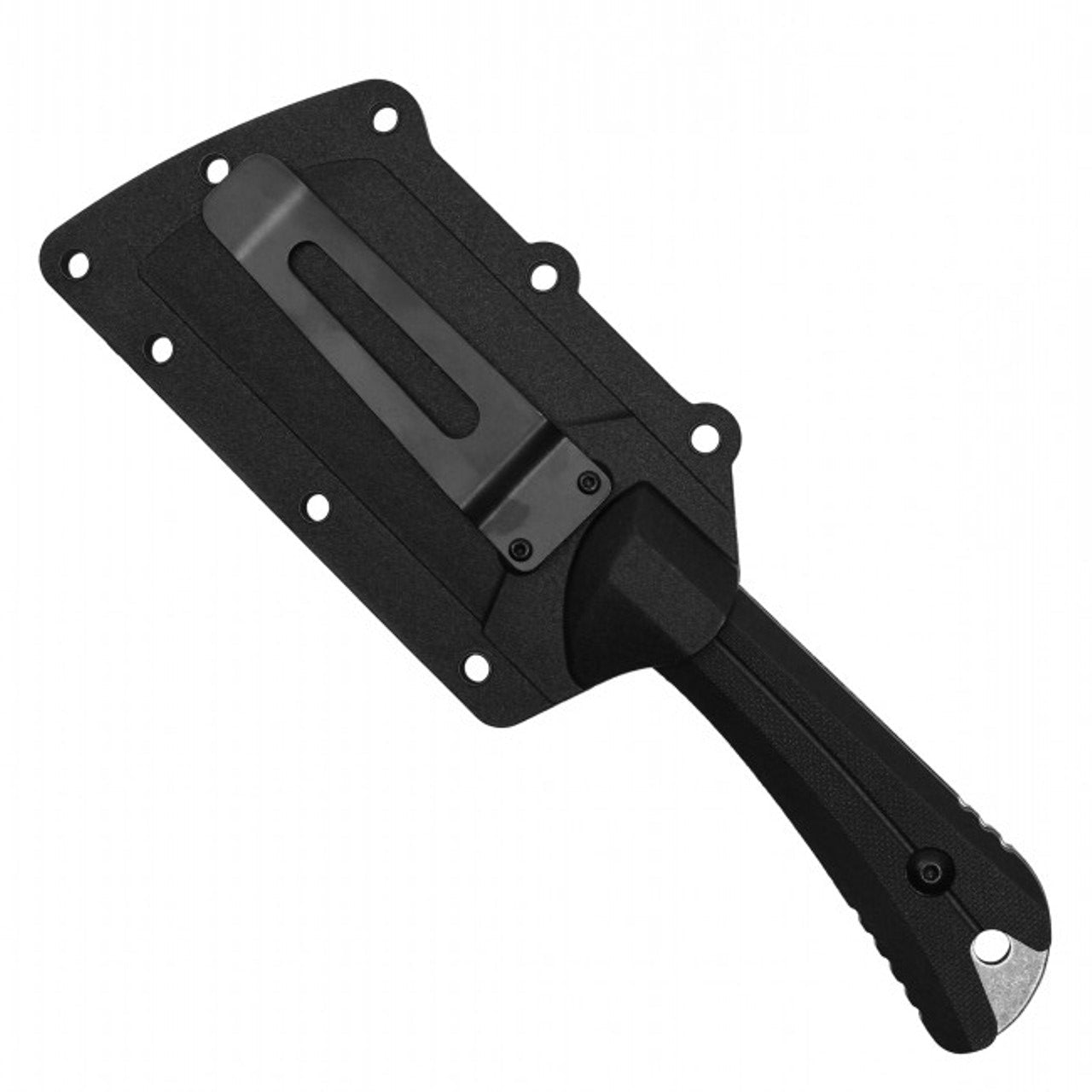 7.5" Black Stonewashed Fixed Blade Knife