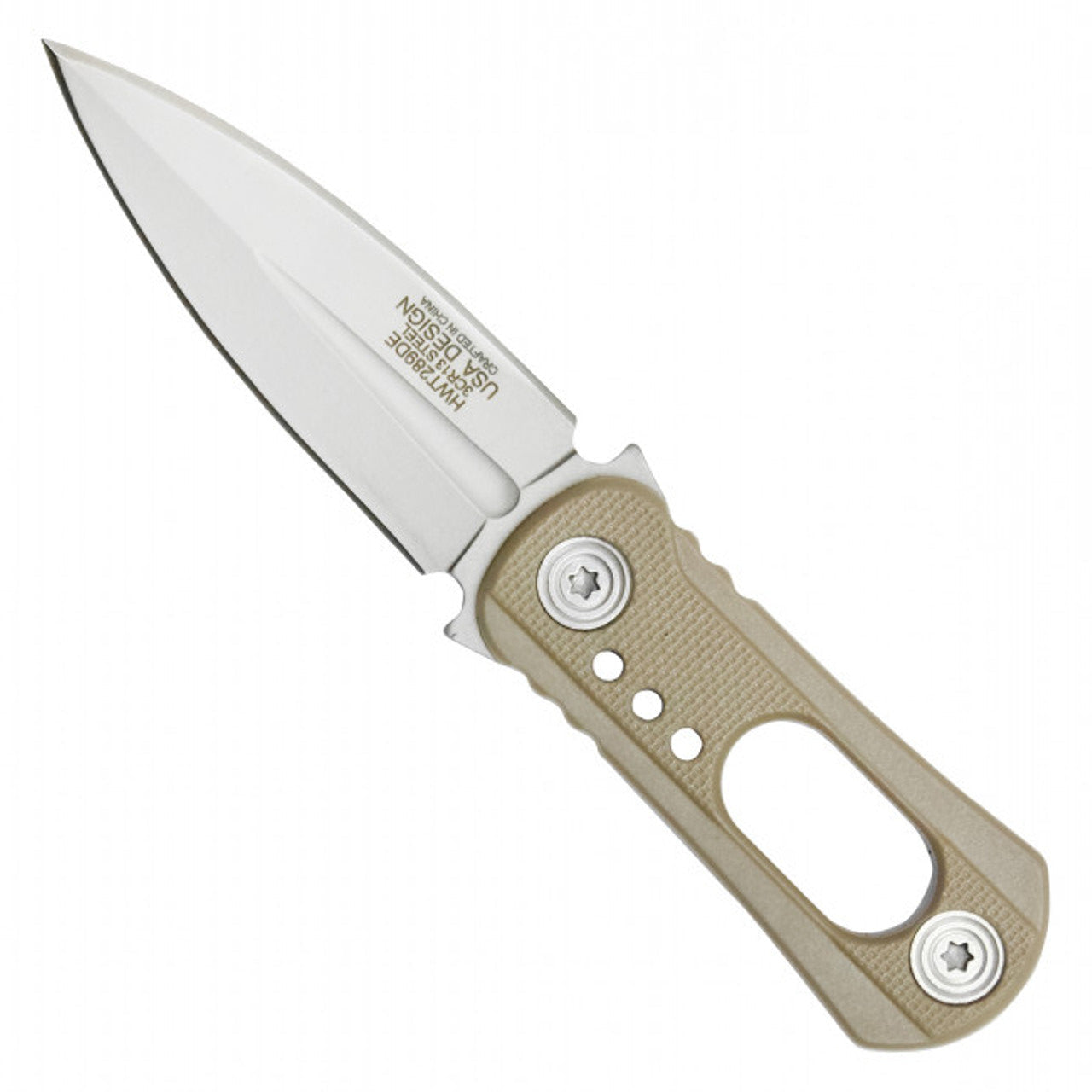 4.5" Desert Neck Knife – Compact & Tactical
