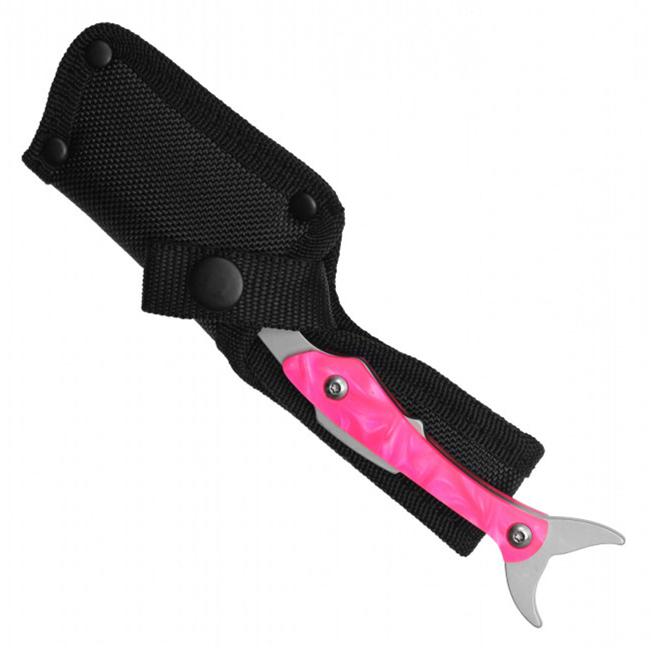 7.5" Pink Shark Tactical Pocket Knife