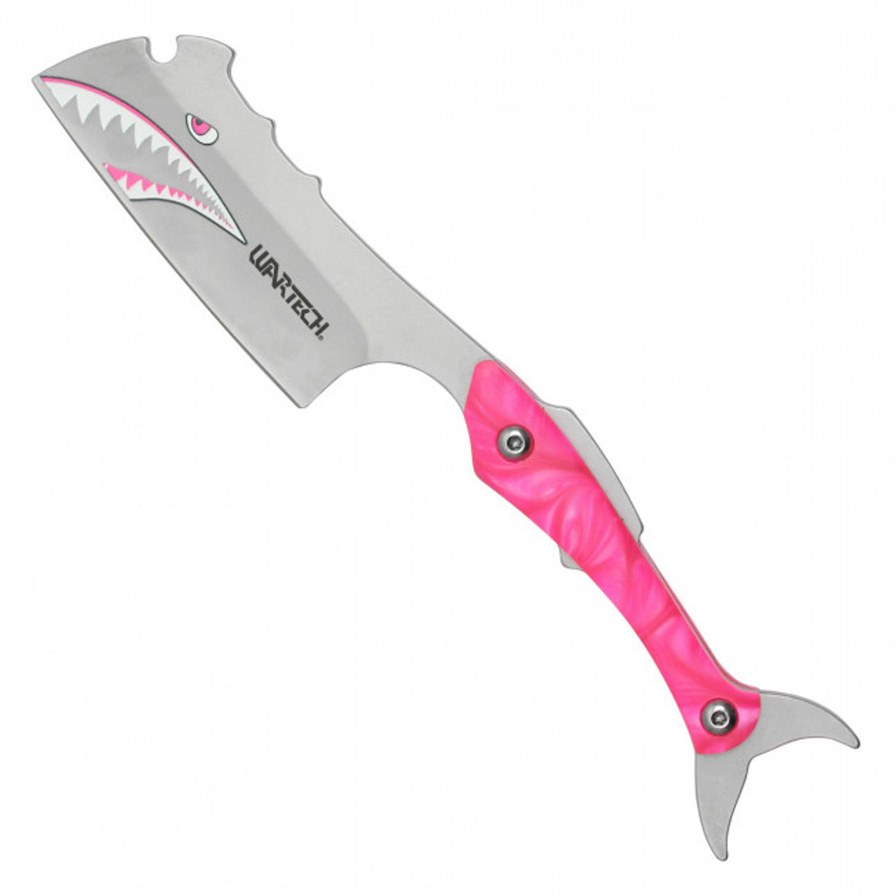 7.5" Pink Shark Tactical Pocket Knife