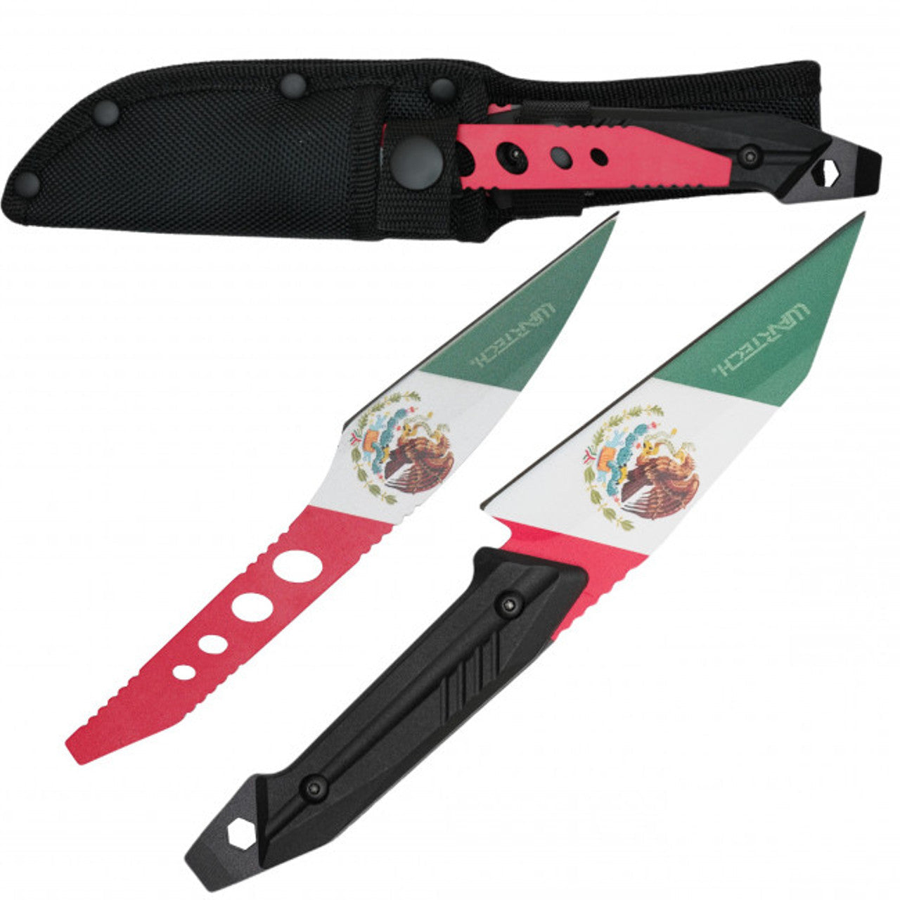 9" Tactical Mexico Knife Set – Precision & Patriotism in One Set