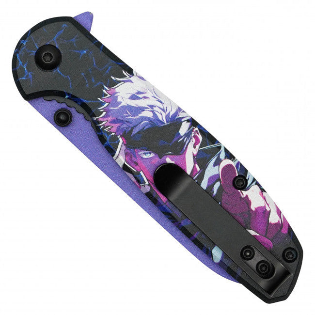 Satoru Gojo Assisted Opening Pocket Knife – Jujutsu Kaisen Inspired