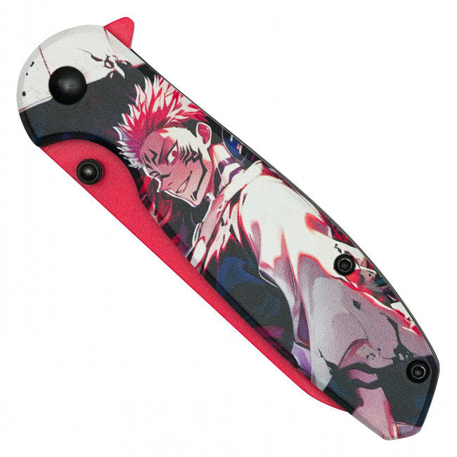 Ryomen Sukuna Assisted Opening Pocket Knife – Jujutsu Kaisen Inspired