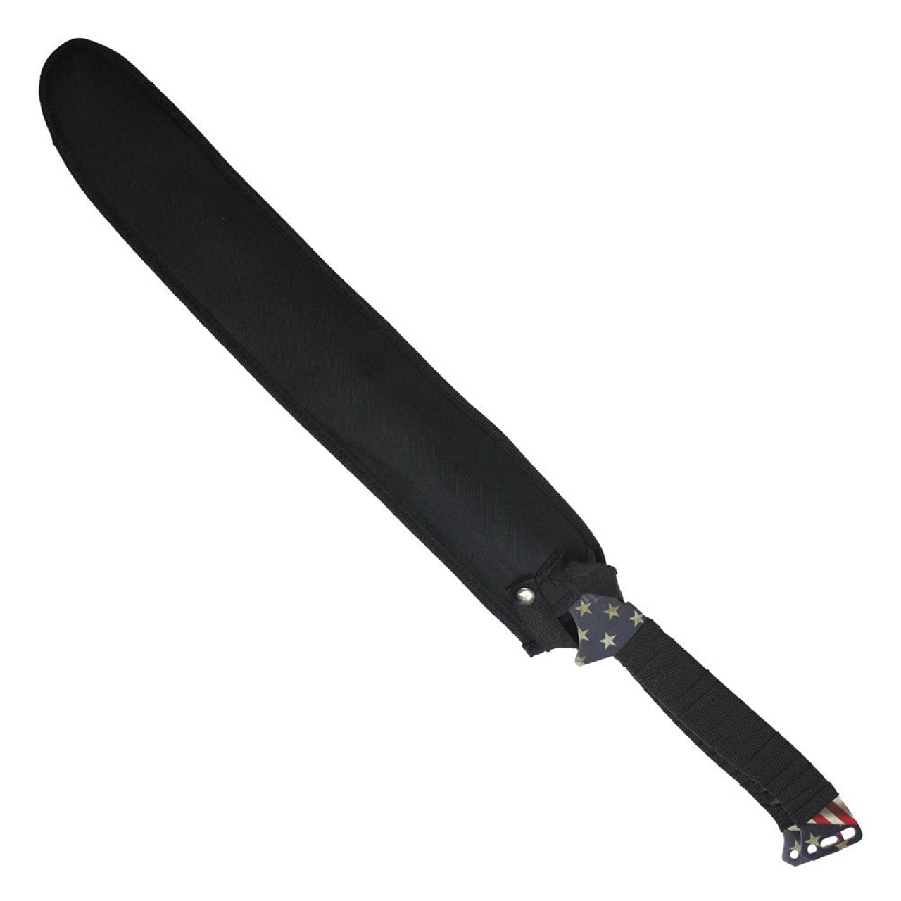 27" American Flag Machete Set – 2-Piece Full Tang Blades