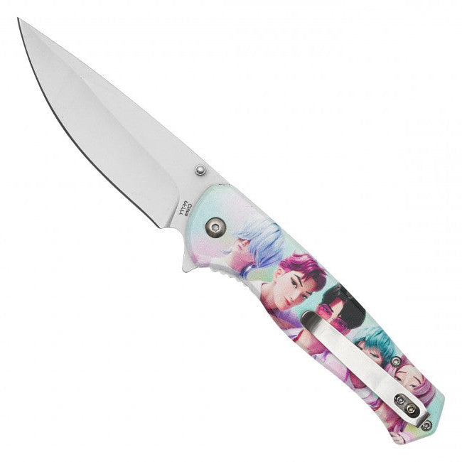 Saja Boys Assisted Opening Pocket Knife – K-Pop Demon Hunters Inspired