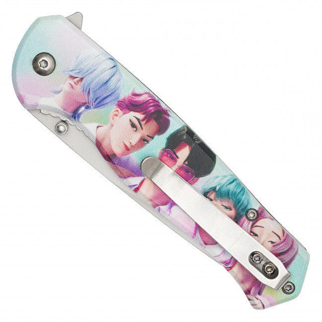 Saja Boys Assisted Opening Pocket Knife – K-Pop Demon Hunters Inspired