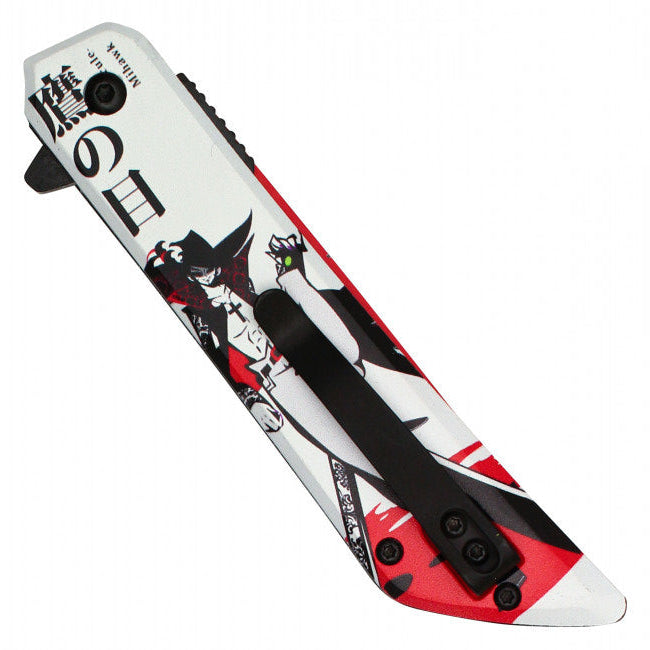 Dracule Mihawk Anime Assisted Opening Knife – One Piece Inspired