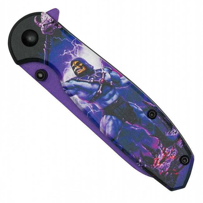 Skeletor Assisted Opening Pocket Knife – Masters of the Universe Inspired