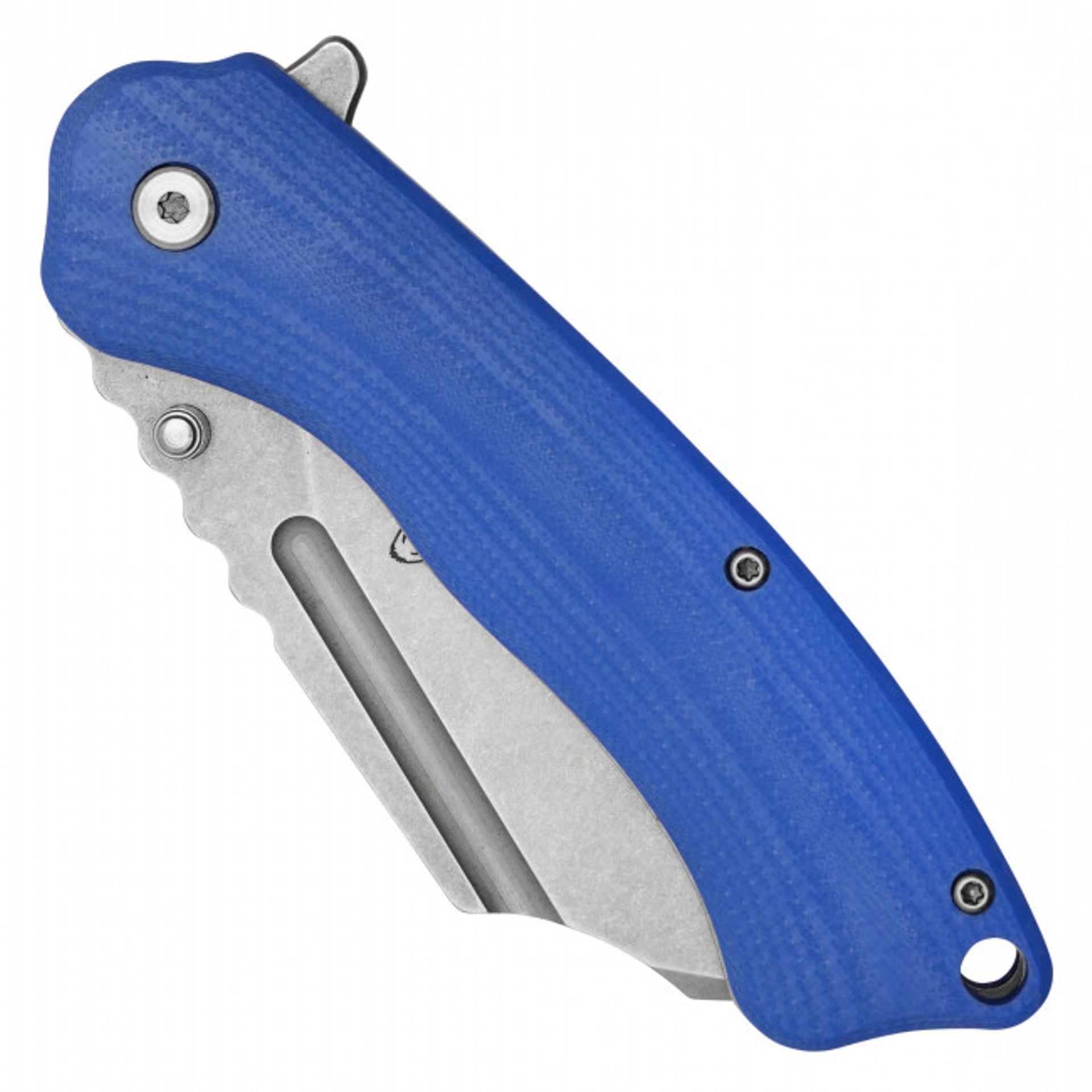 8" Blue D2 Cleaver Pocket Knife