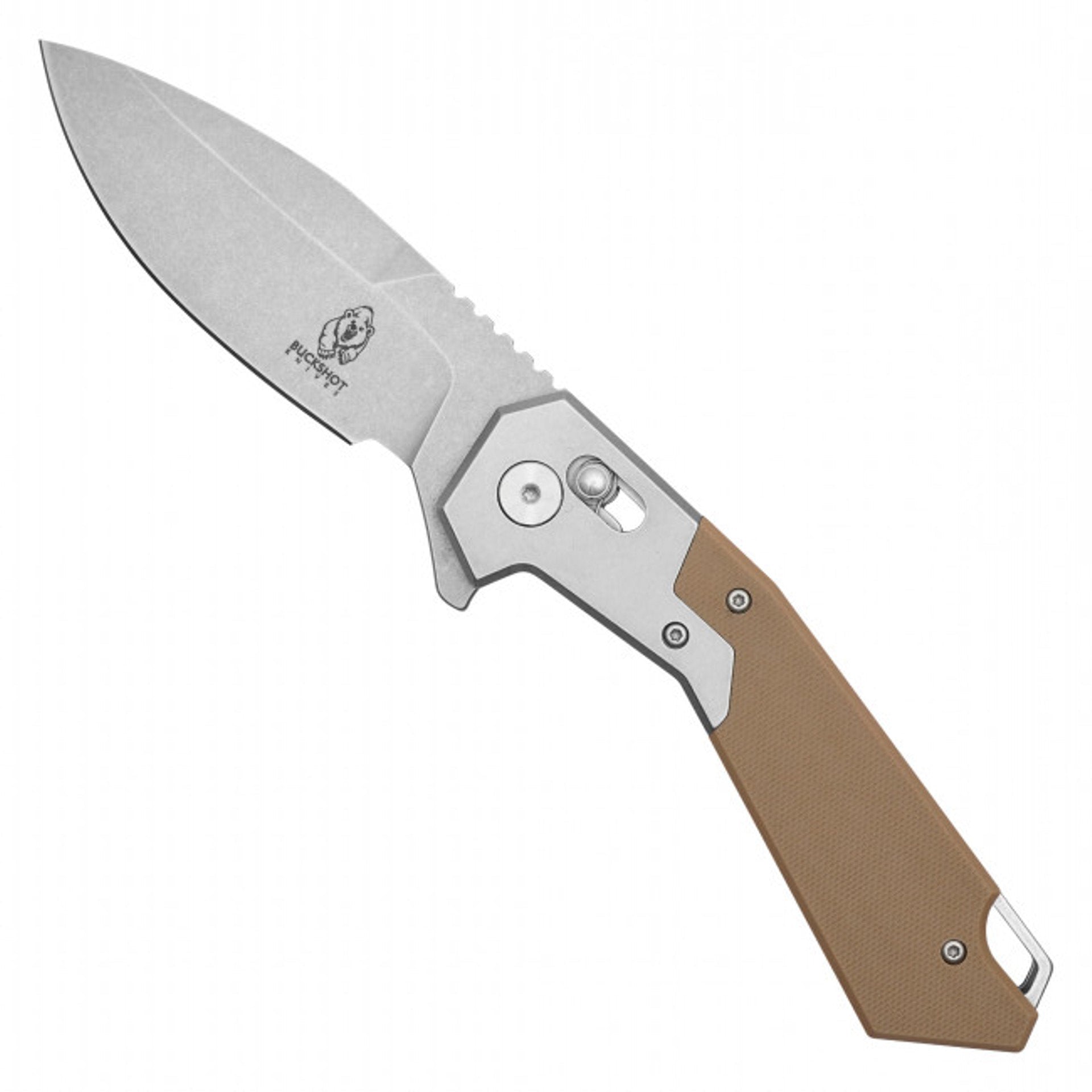 8.5" Tan D2 Pocket Knife