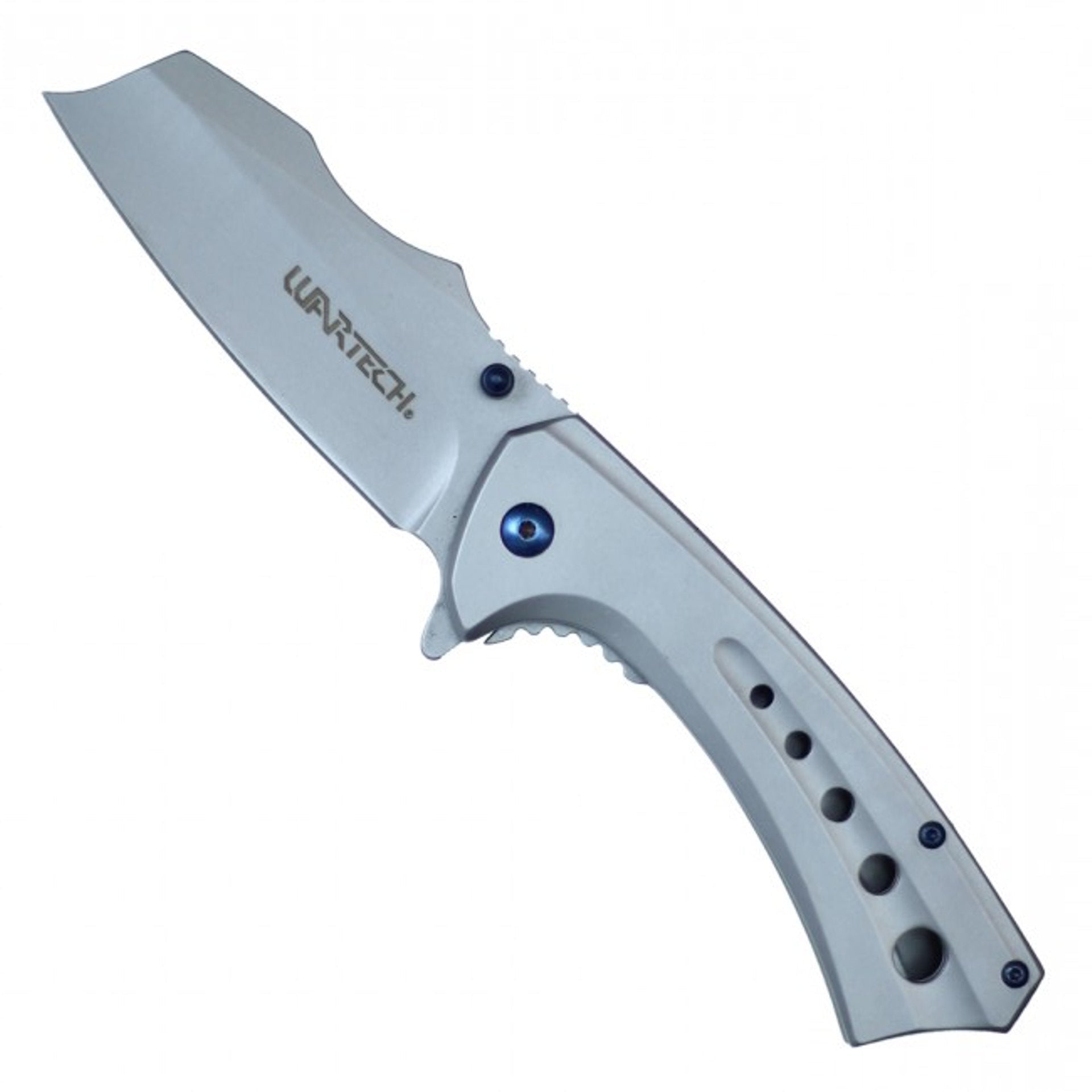 7 3/4" Assisted Open Ball Bearing Pocket Knife - Silver