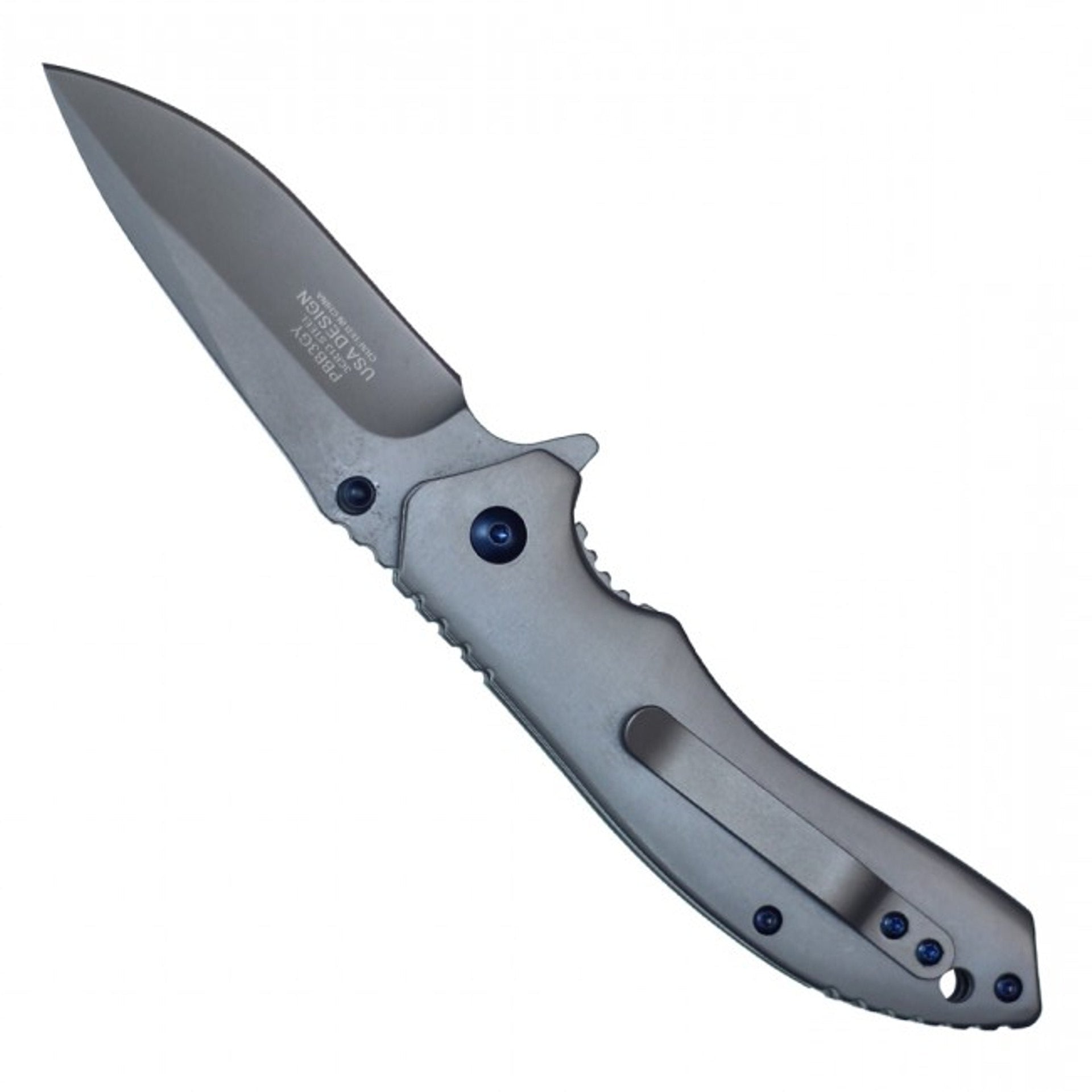 7 3/4" Assisted Open Ball Bearing Pocket Knife - PBB3GY