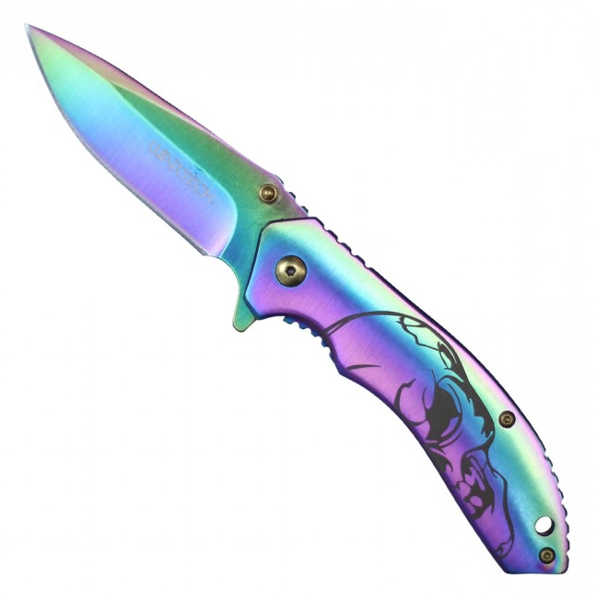 7 3/4" Assisted Open Ball Bearing Pocket Knife - PBB3RW