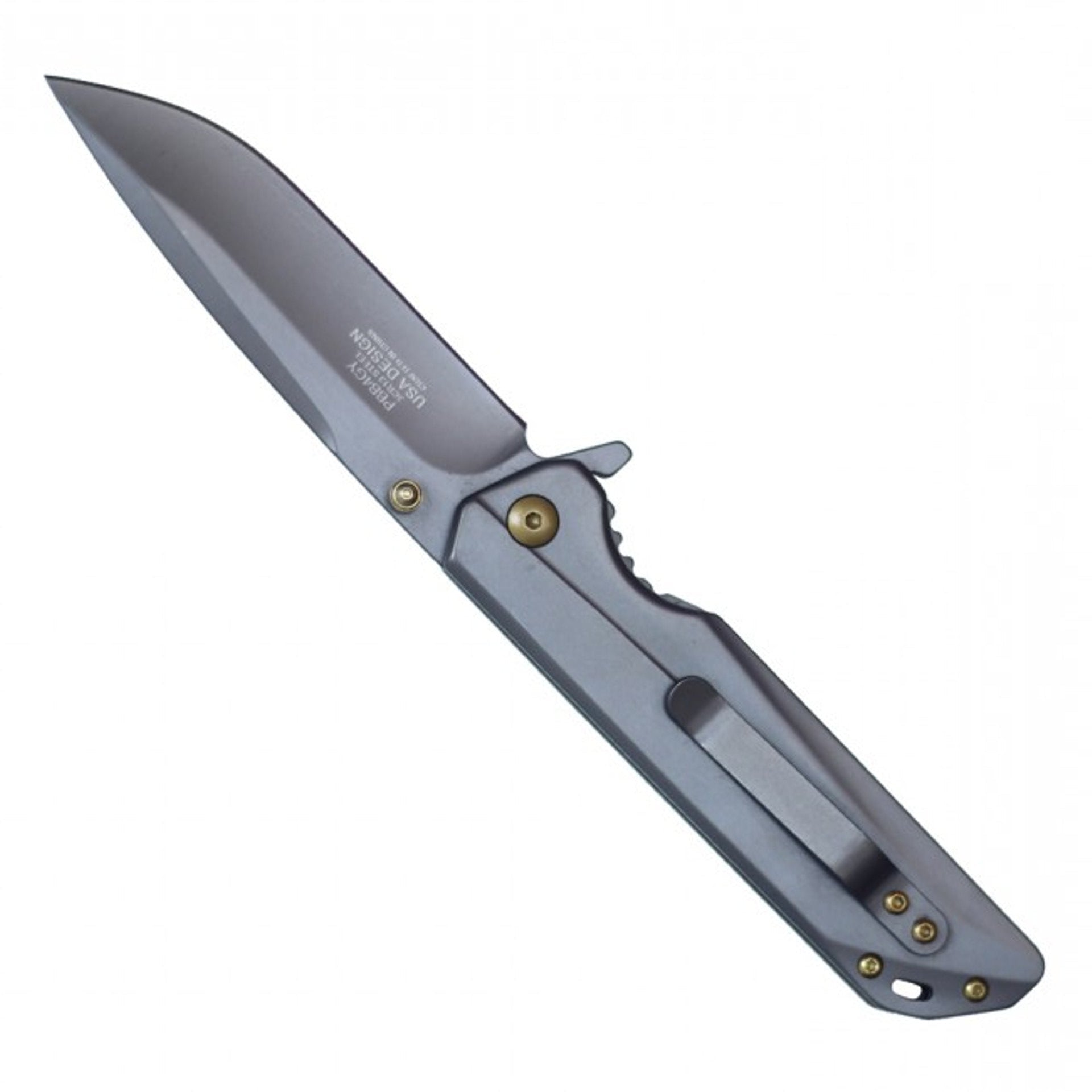 7 3/4" Assisted Open Ball Bearing Pocket Knife - PBB4GY