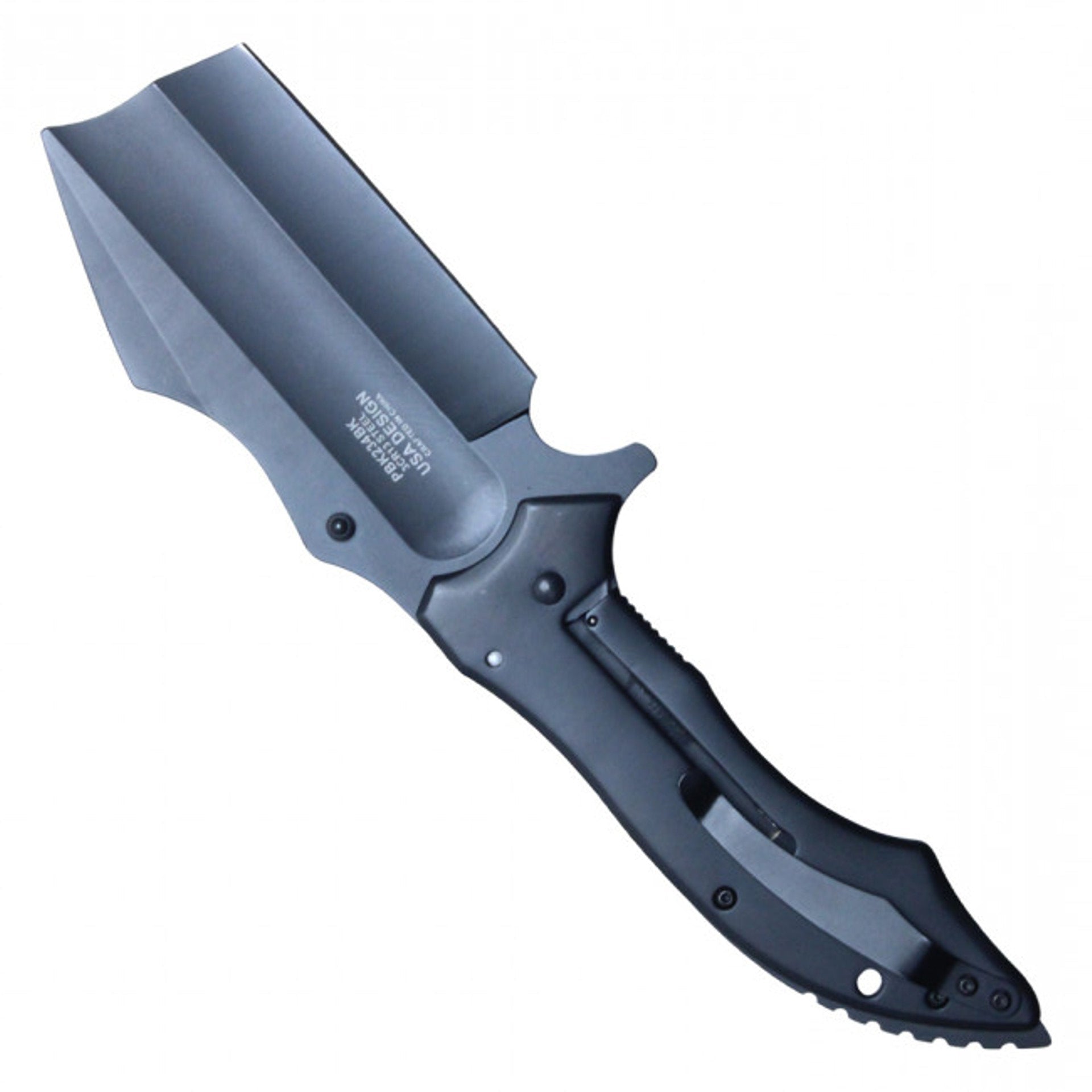 9.75" Assisted Open Pocket Knife - Black