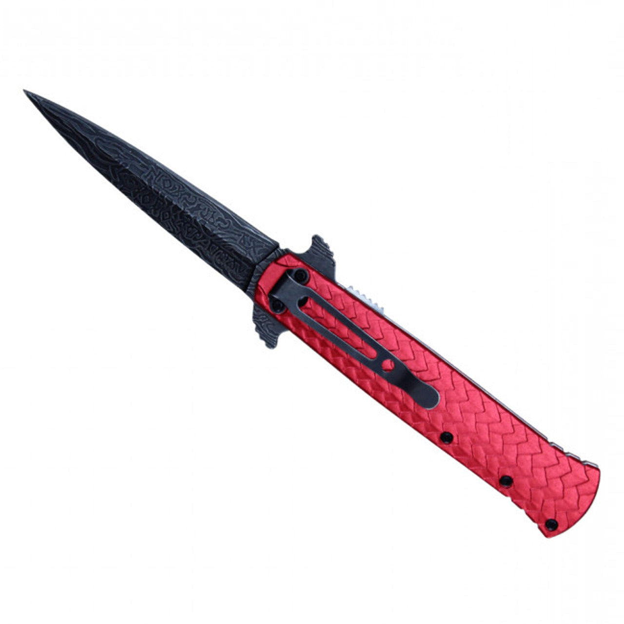 8 3/4" Dragon Pocket Knife – Red