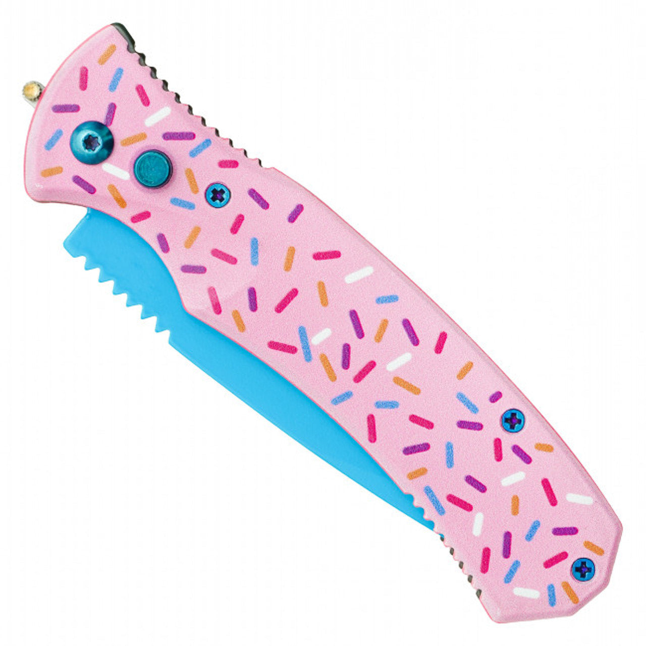 Pink Sprinkles Knife | Sprinkle Blade Knife | Knife Plug