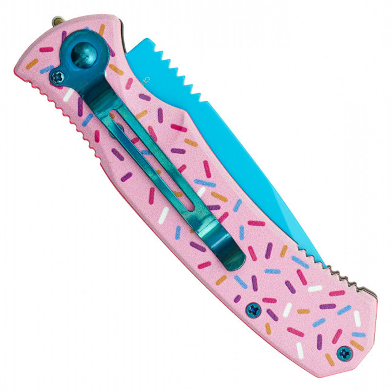 Pink Sprinkles Knife | Sprinkle Blade Knife | Knife Plug