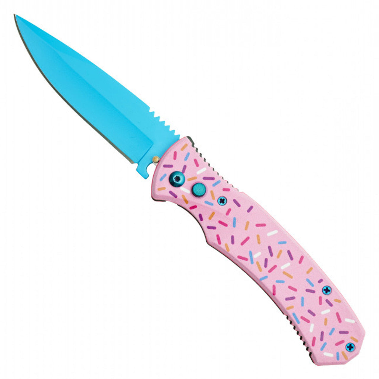 Pink Sprinkles Knife | Sprinkle Blade Knife | Knife Plug