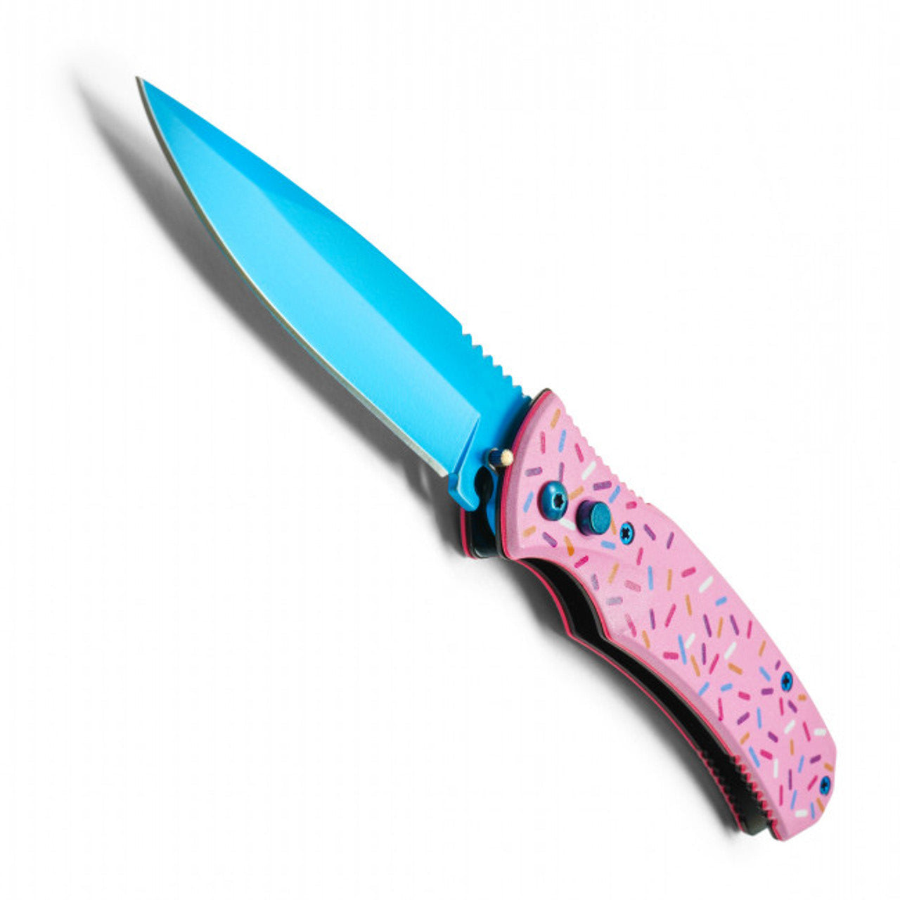 Pink Sprinkles Knife | Sprinkle Blade Knife | Knife Plug