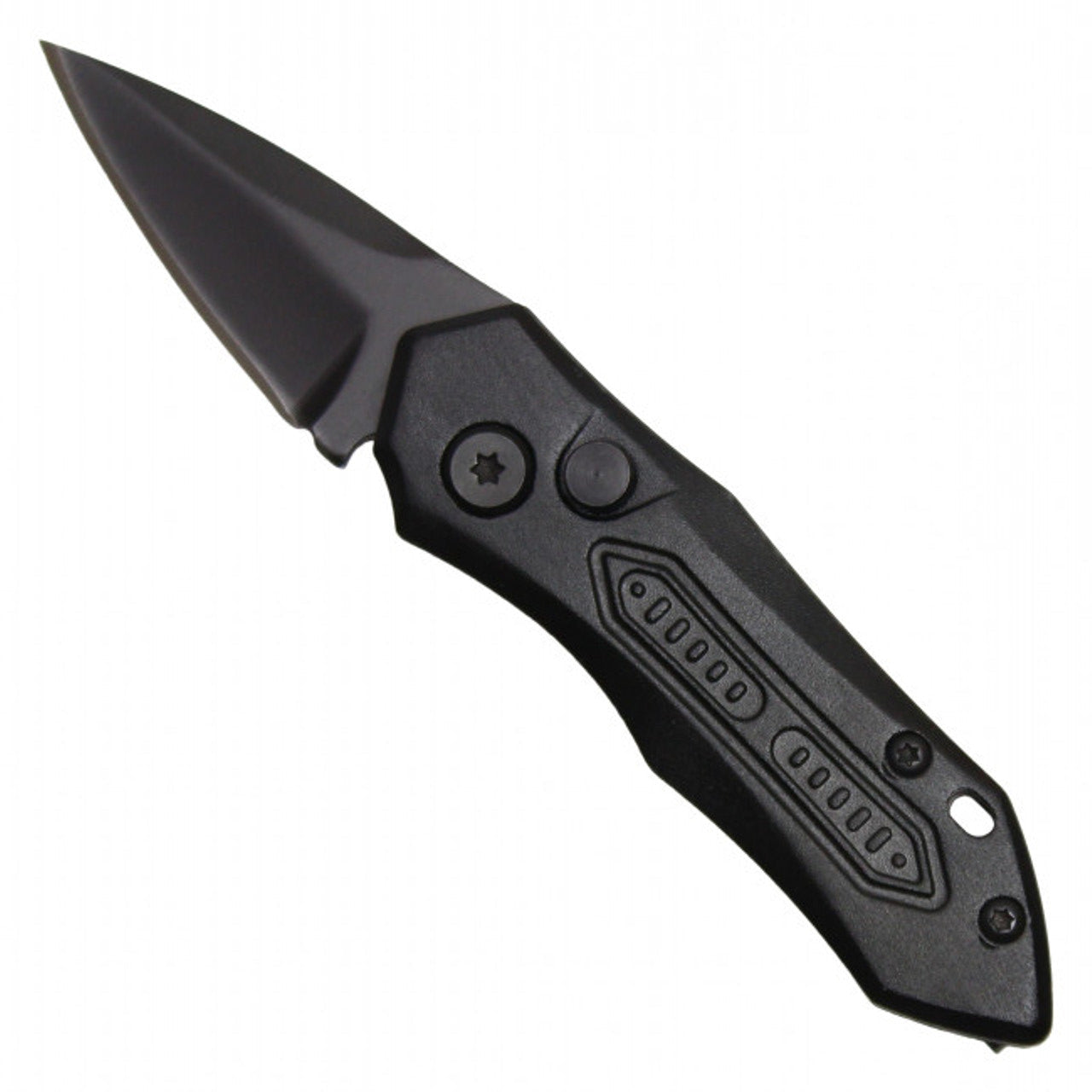 5.25" Cali Legal Push Button Automatic Knife - Black