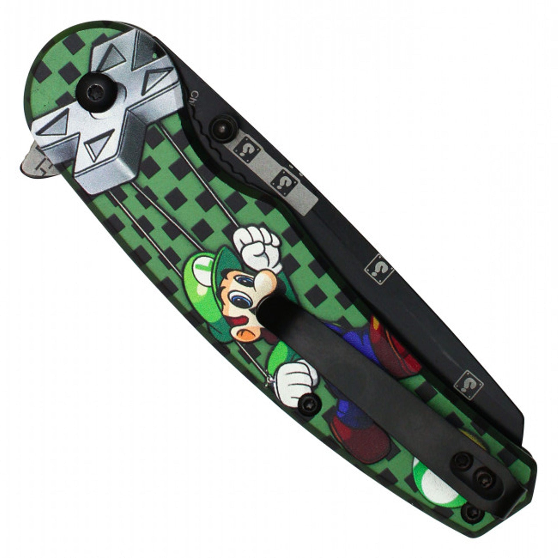 8" Green Plumber Pocket Knife – Sleek & Functional