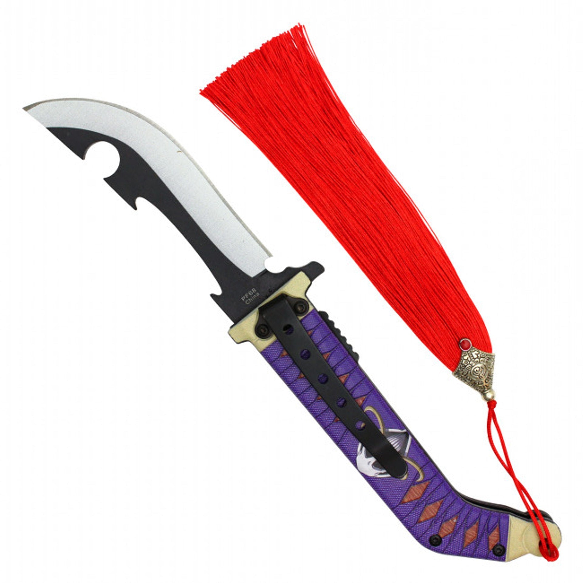 9" Whitebeard Pocket Knife w/ Tassel