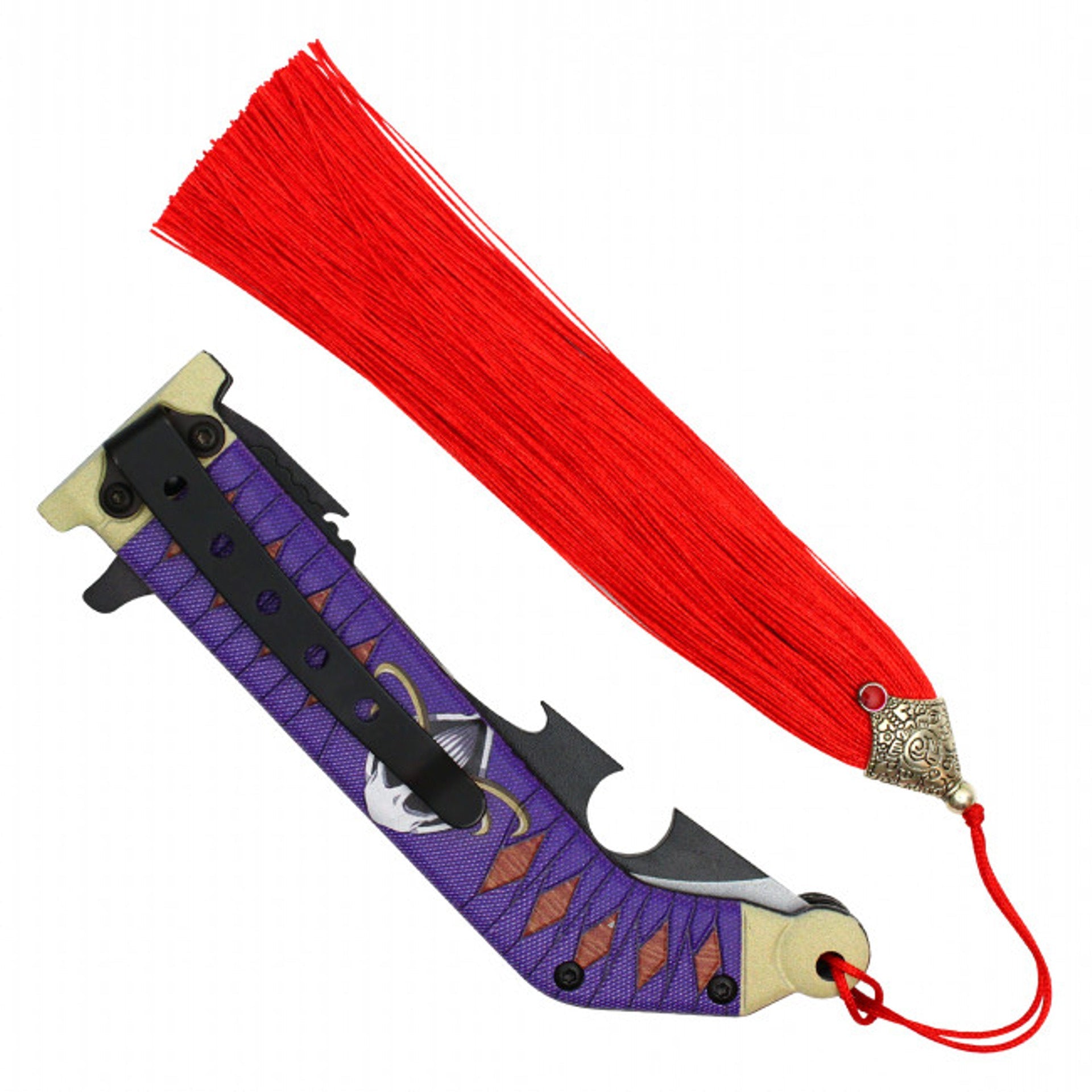 9" Whitebeard Pocket Knife w/ Tassel