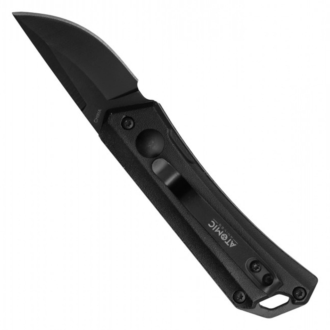 Black Push Button Knife | Dark Lord Edition Knife | Knife Plug