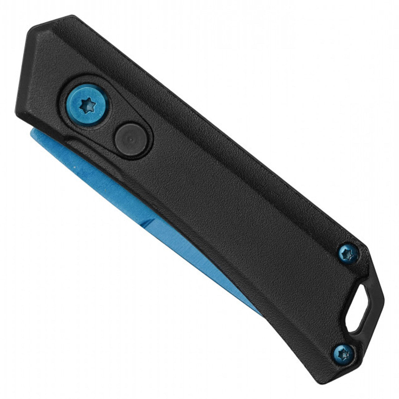 Blue Steel Knife | Blue Push Button Knife | Knife Plug