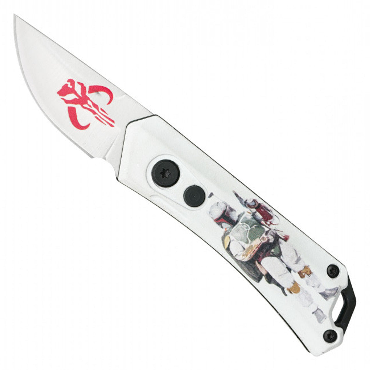 Silver Push Button Knife | Bounty Hunter Knife | Knife Plug