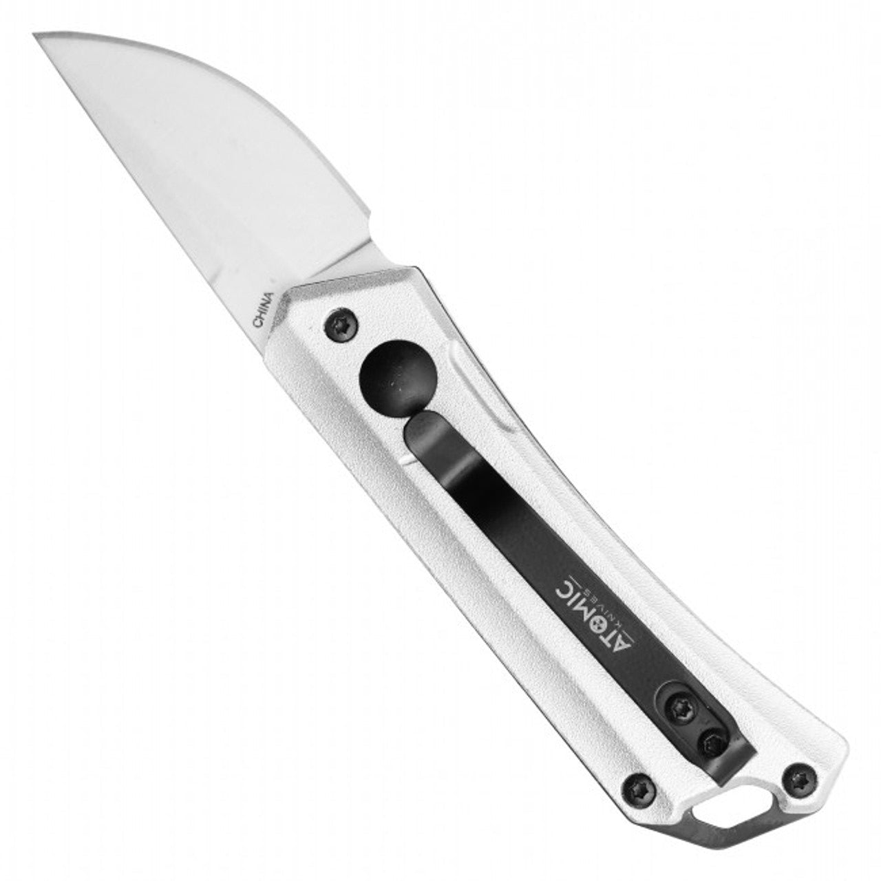 Silver Push Button Knife | Bounty Hunter Knife | Knife Plug