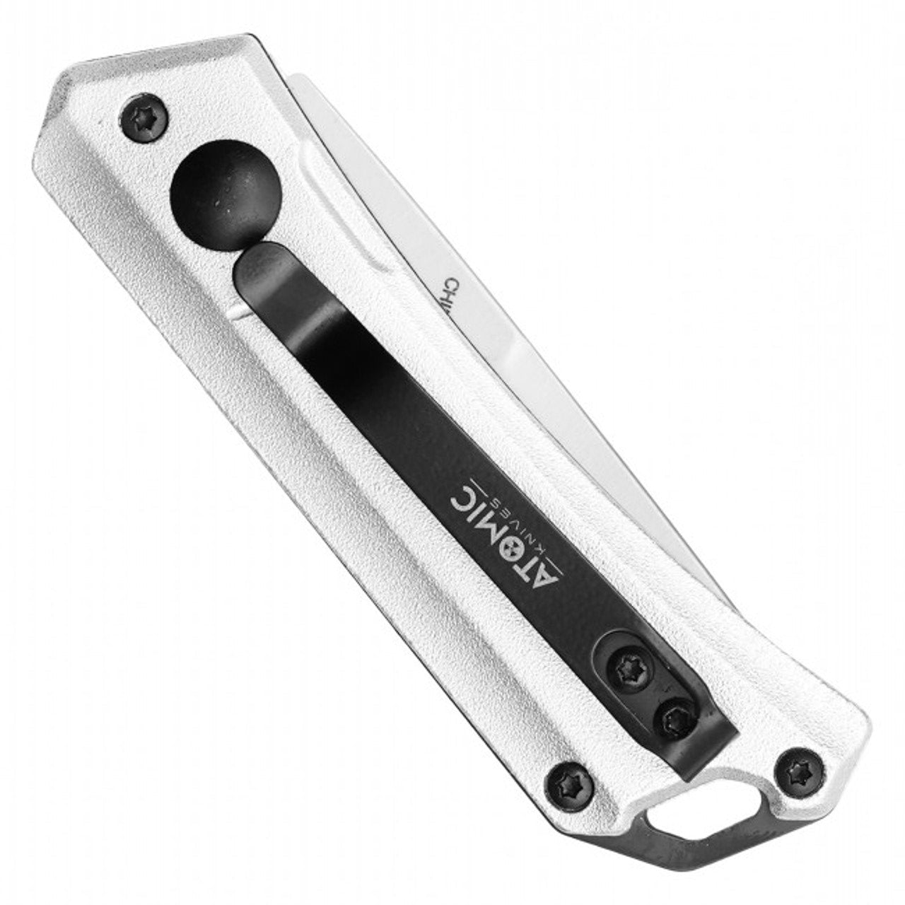 Silver Push Button Knife | Bounty Hunter Knife | Knife Plug
